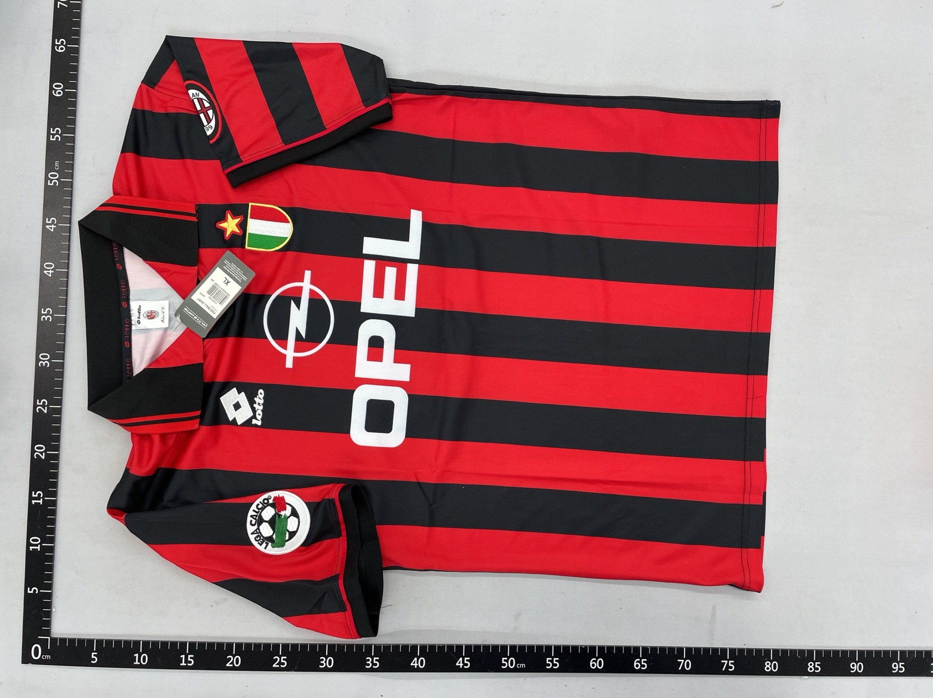 Retro jersey classic nostalgic replica football kit ac milan team kit kaka maldini inzaghi jersey 4