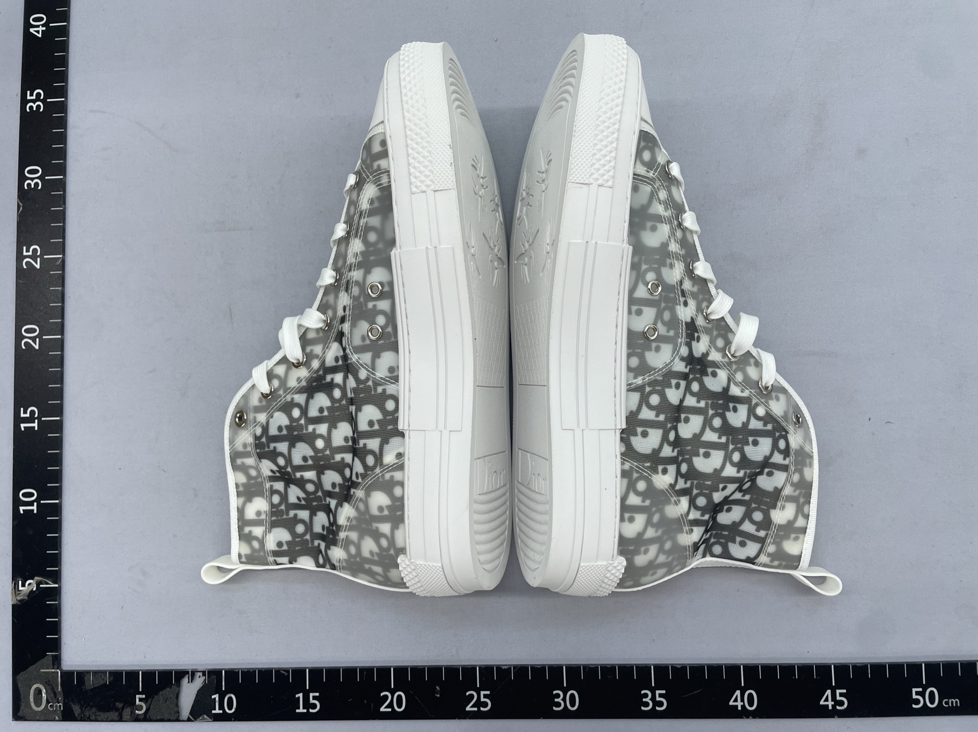 High-quality d home b23 high-top couple sneakers transparent mesh letter low-top canvas shoes casualeasiest for matchwhite shoes 5