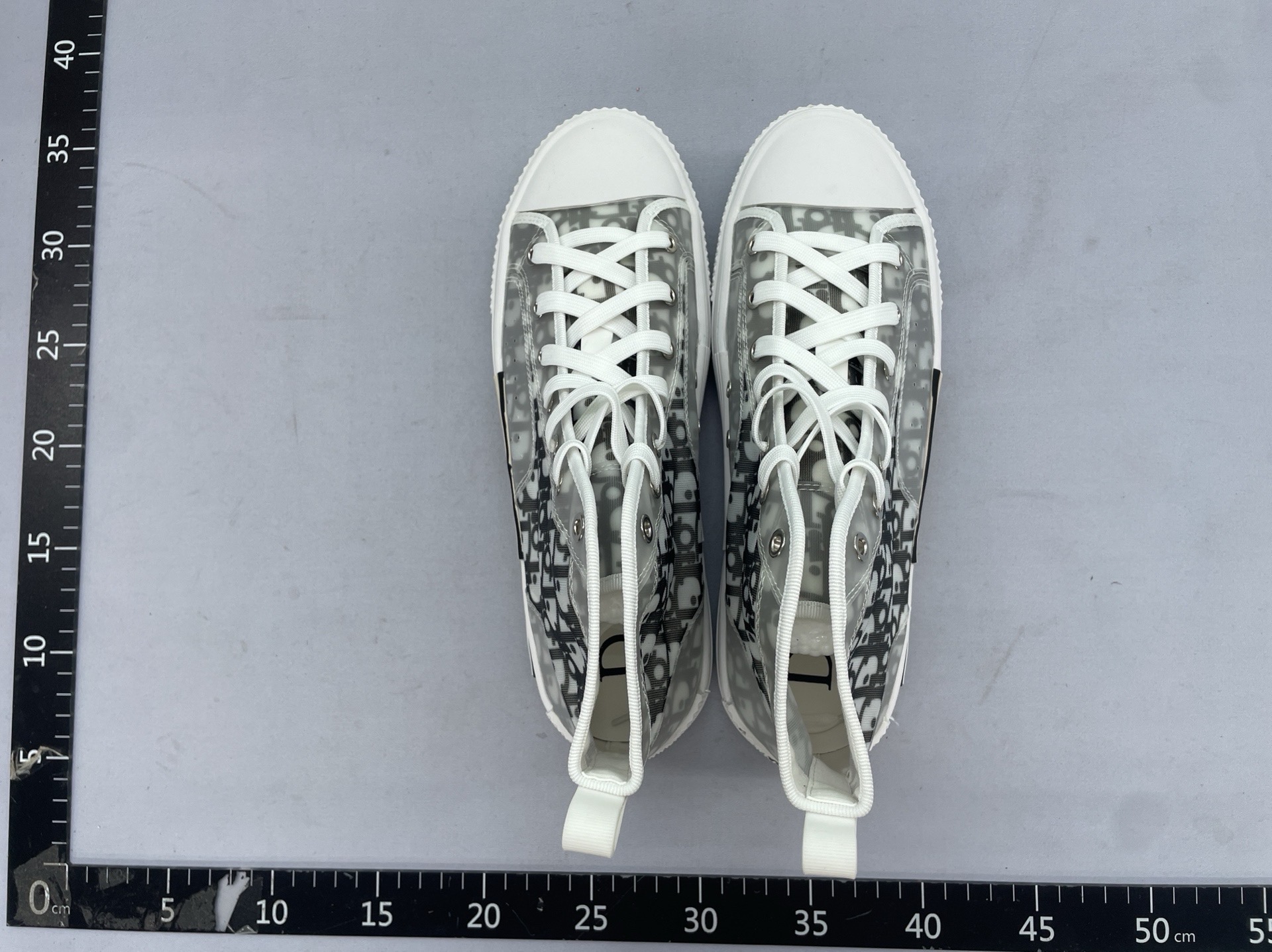 High-quality d home b23 high-top couple sneakers transparent mesh letter low-top canvas shoes casualeasiest for matchwhite shoes 6