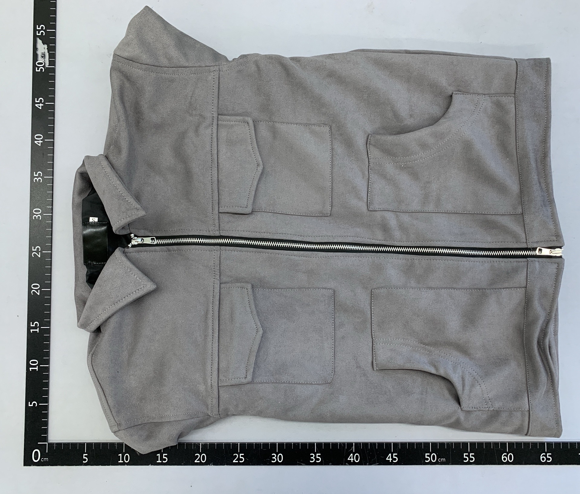 2025 new men’s cross-border jacket: european and american style trendy men’s jacket, suede zip-up jacket with large pockets 4