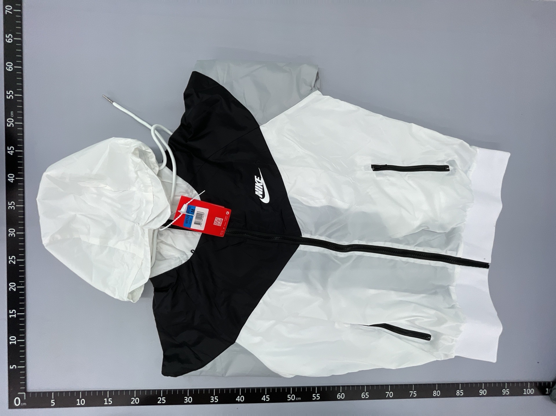 Cross-border new arrival: men’s lightweight breathable athletic windbreaker – loose fit student running jacket with color block design and casual hooded outerwear 3