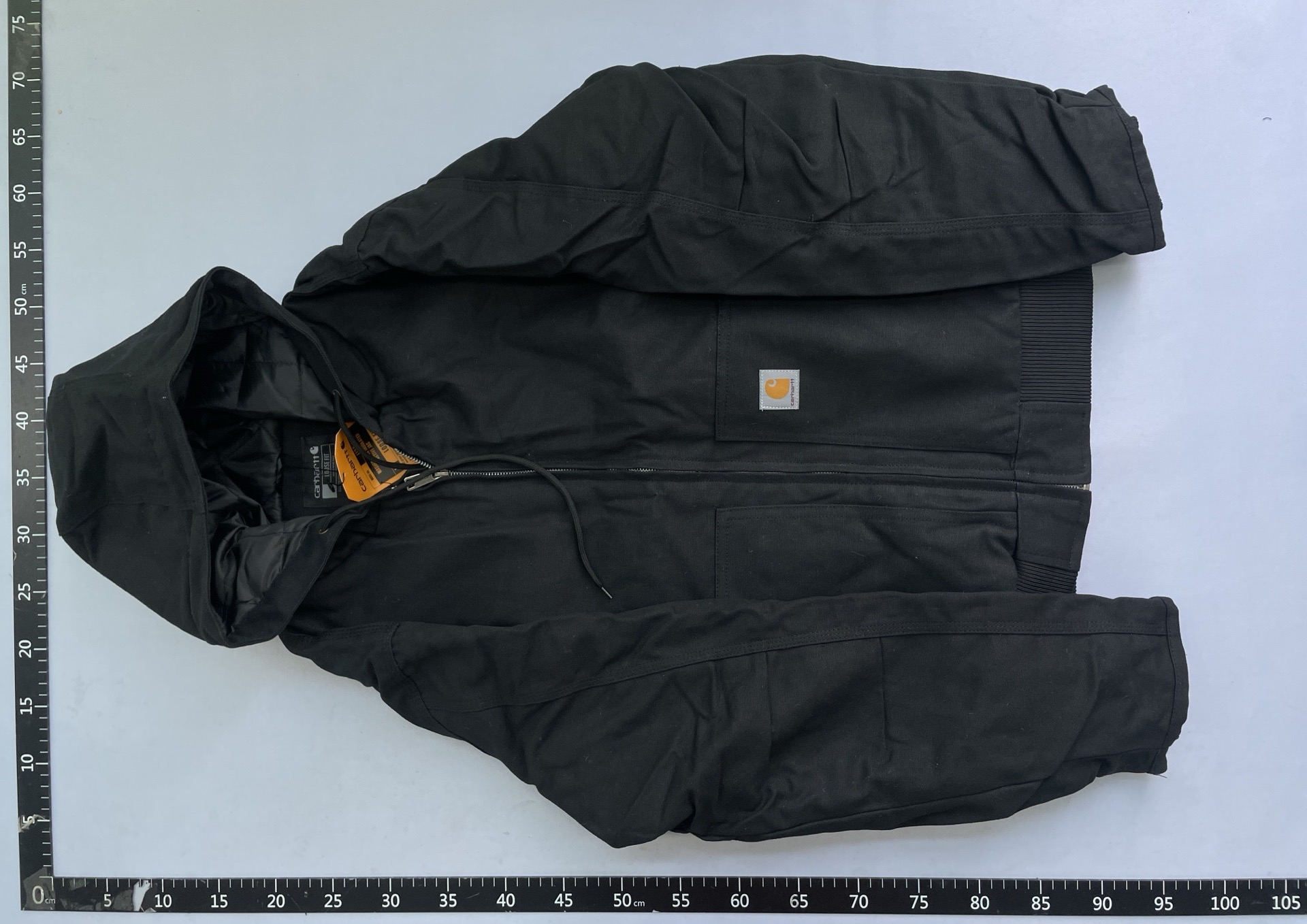 Vintage turn-down collar canvas washed jacket 4