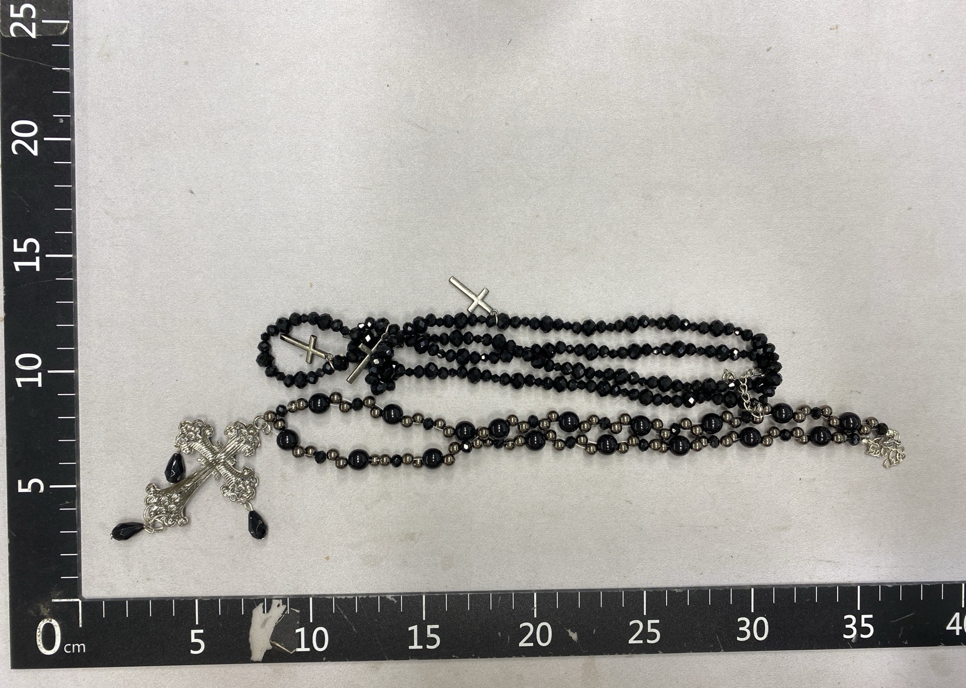 Dark cross long hot girl beaded necklace women’s sweet cool punk necklace y2k sweater chain accessories new 4