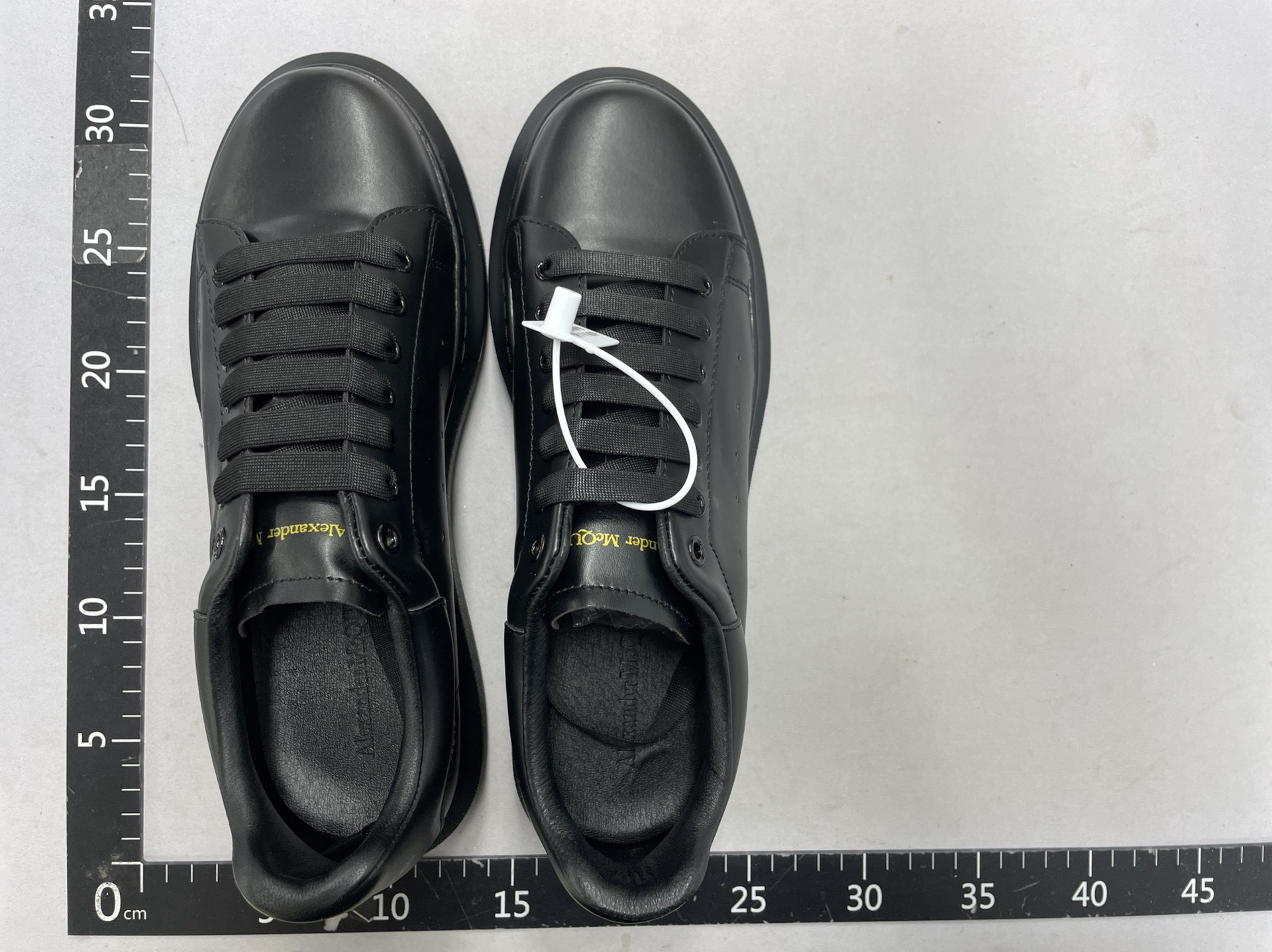 High version mcqueen white shoesflats genuine leather thick solehidden heel sneakers casualeasiest for matchcoupleplatform shoes sneakers 6