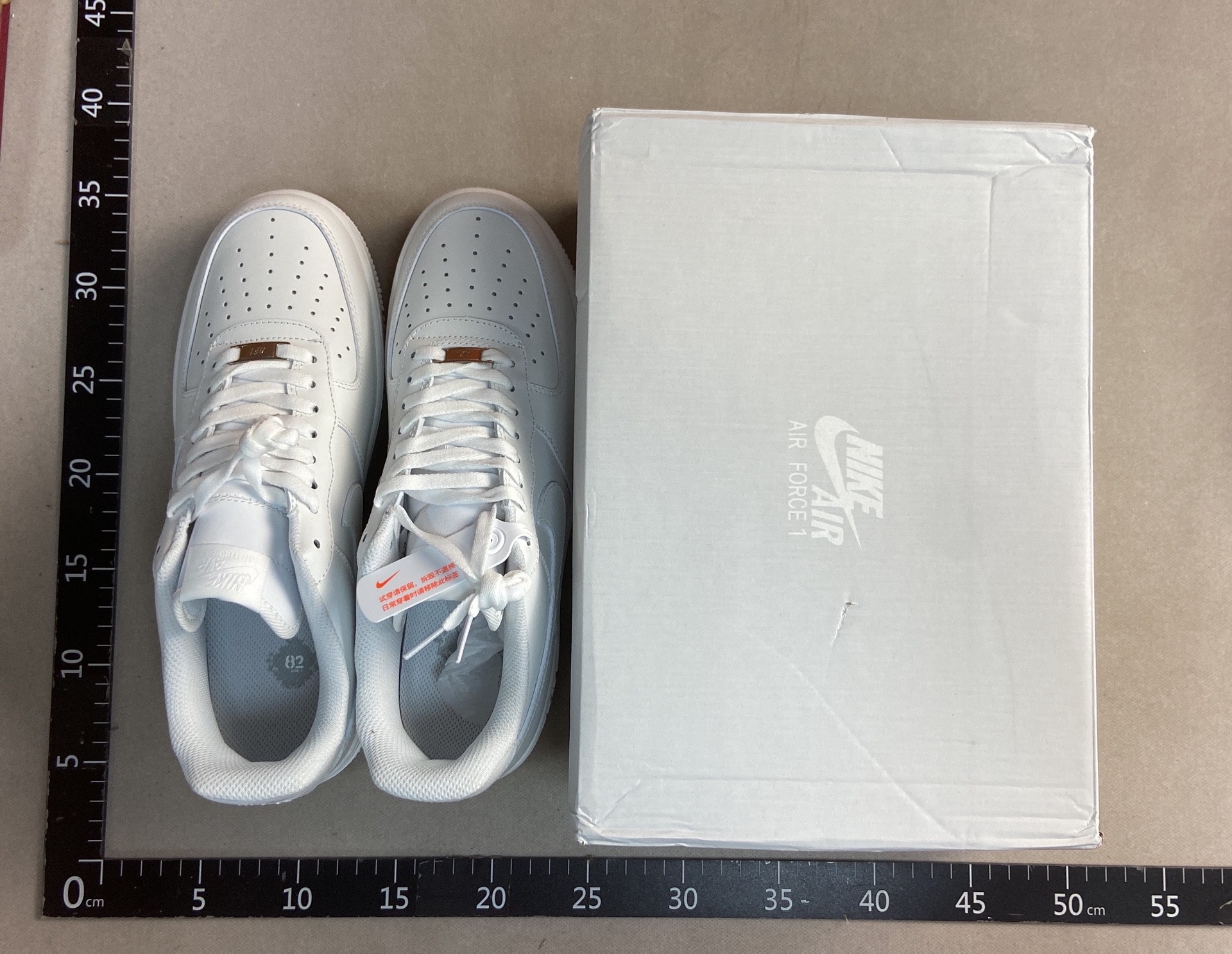 Authentic air force 1 white sneakers – nike official white shoes – men’s and women’s af1 ’07 low casual skate shoes 2