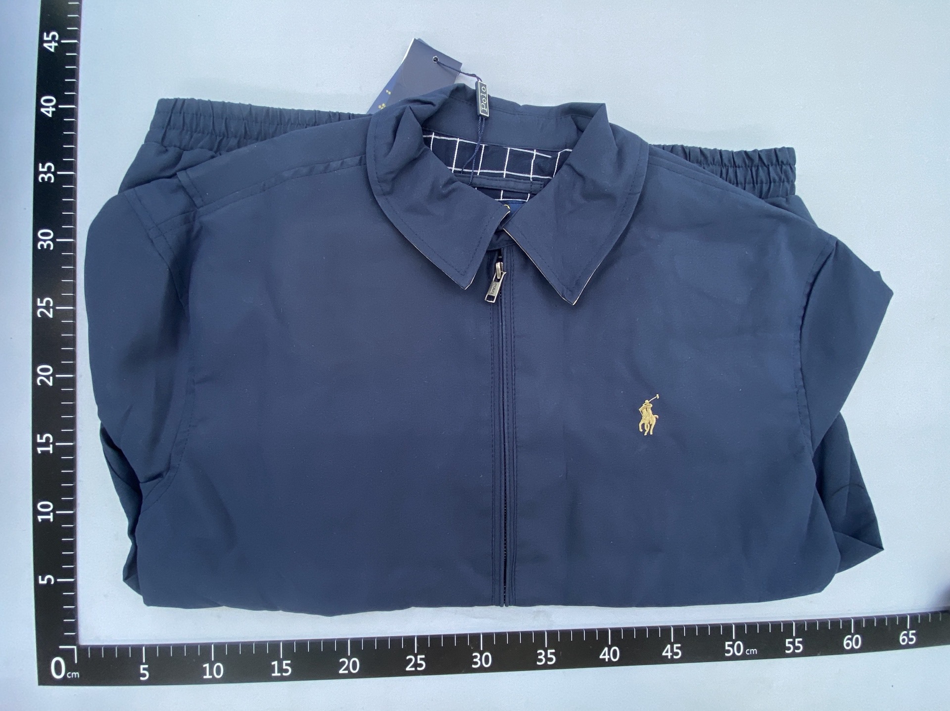 Left small size inner plaid three-color lapel jacket 88012301 5