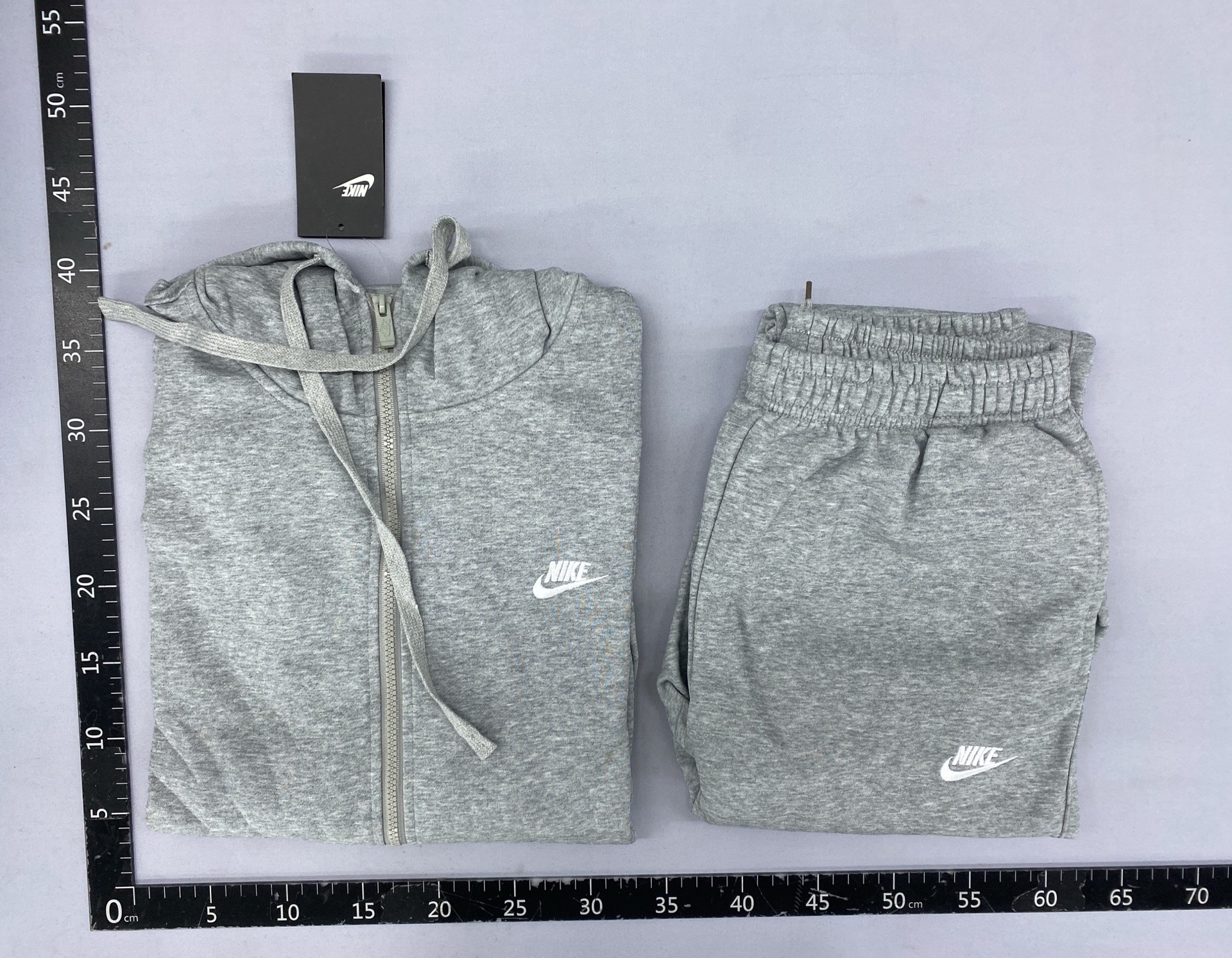 2025 spring/autumn men’s two-piece set: hooded french terry knit jacket & athletic lounge pants 7