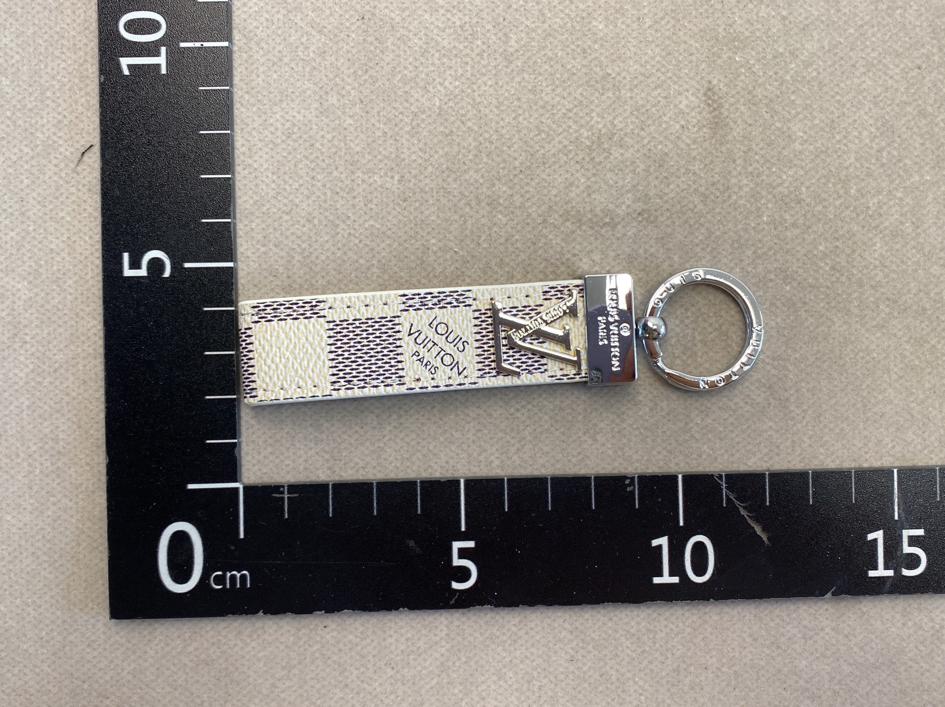 High quality luxury leather key bag charm 3