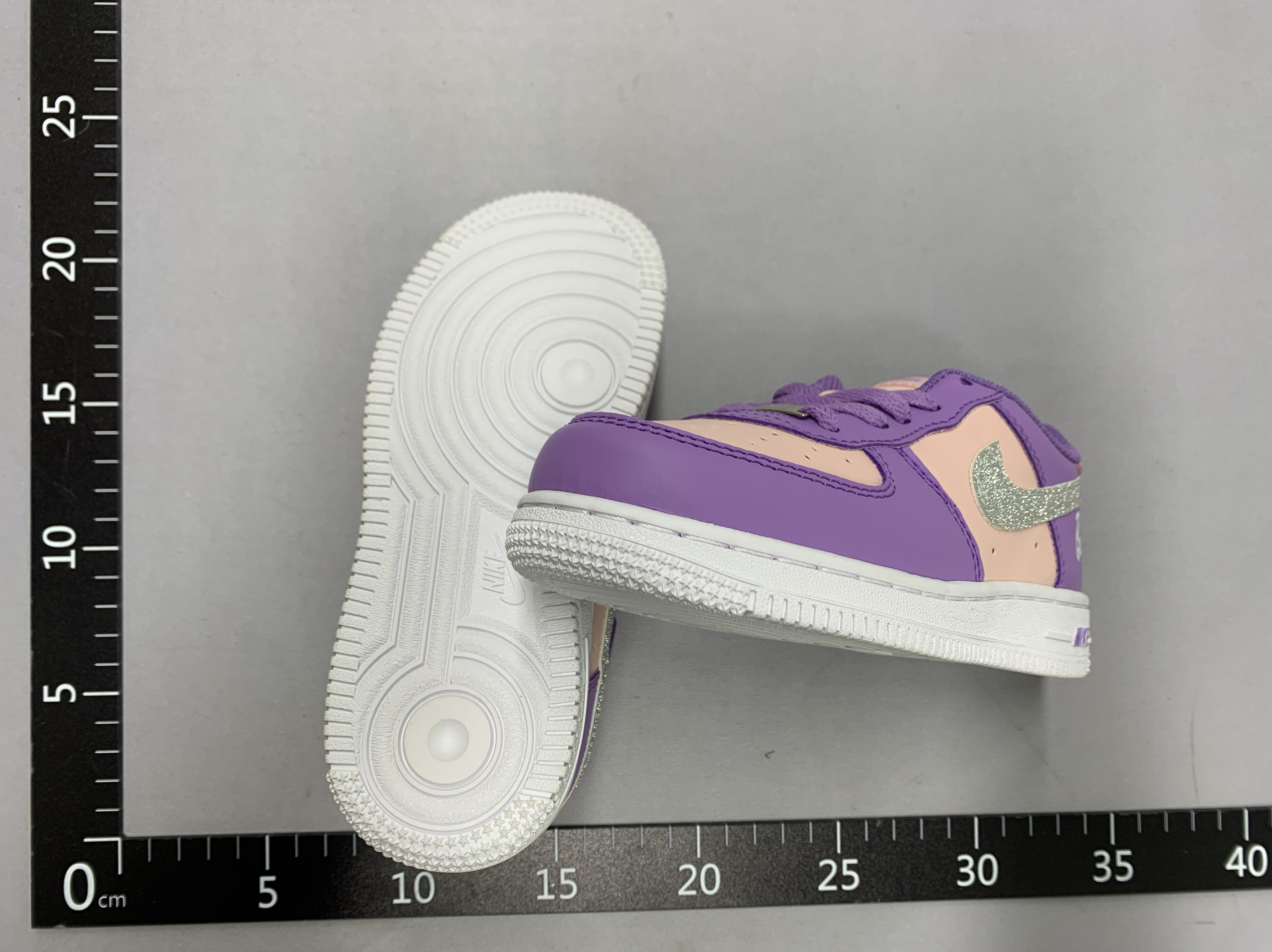Kids’ air force 1 (style 1) – spring/autumn trendy low-top velcro sneakers, white canvas shoes 3