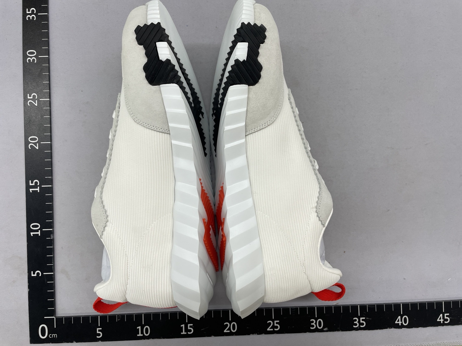 European station 2025 new h-style men’s genuine leather thick-soled shock-absorbing running shoes casual white sneakers athletic shoes 4