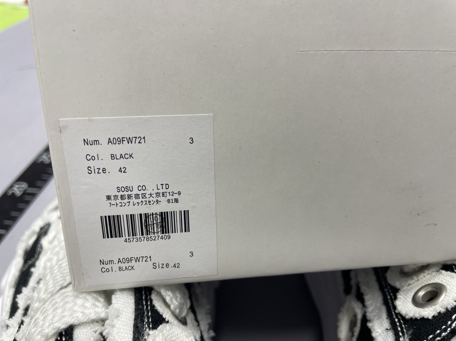 Hot8 classic japanese style black and white casual sneakers – ripped canvas shoes 2