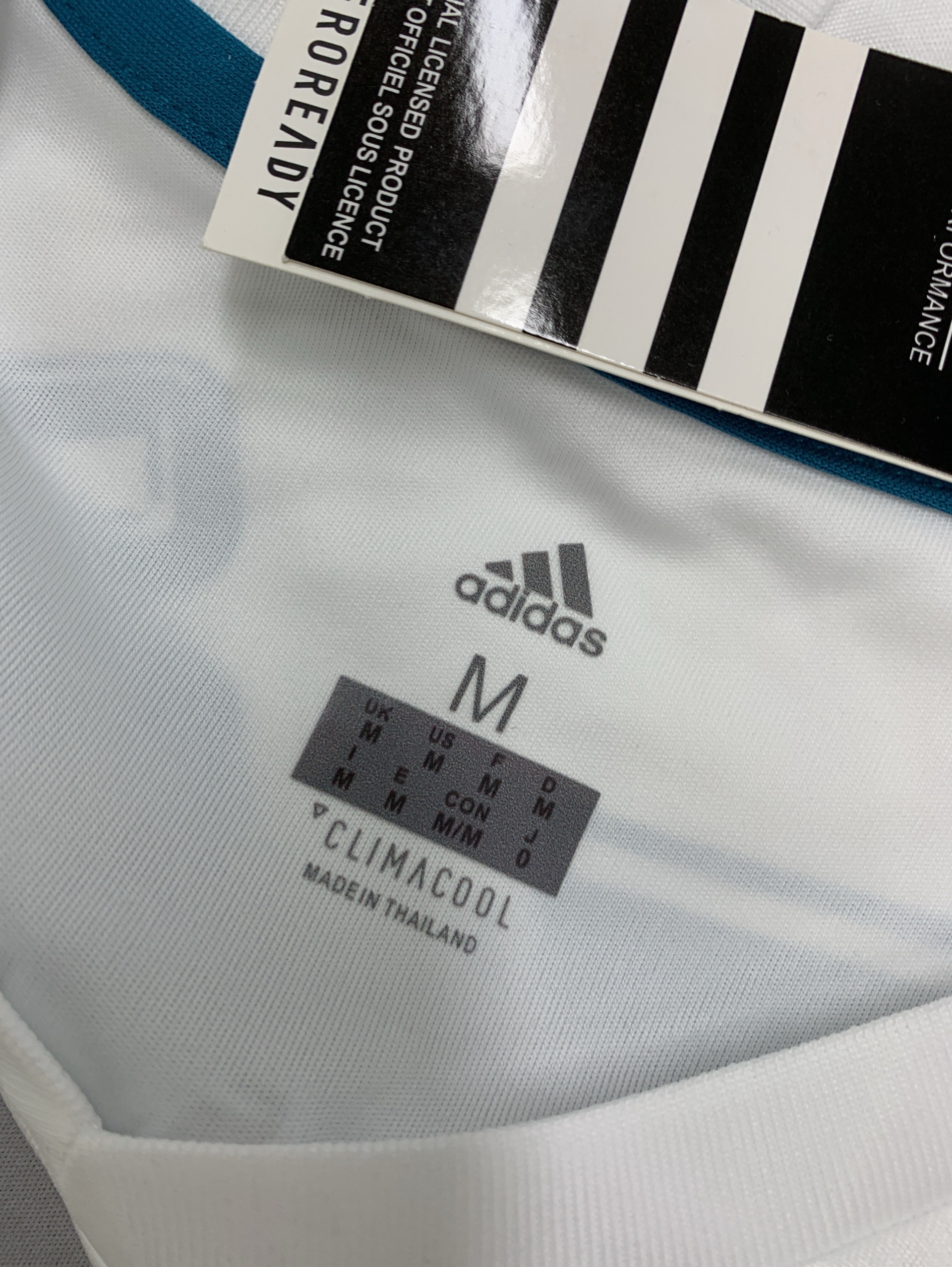 1718 real madrid home & away jersey #7 cristiano ronaldo short sleeve retro throwback football kit training top 2
