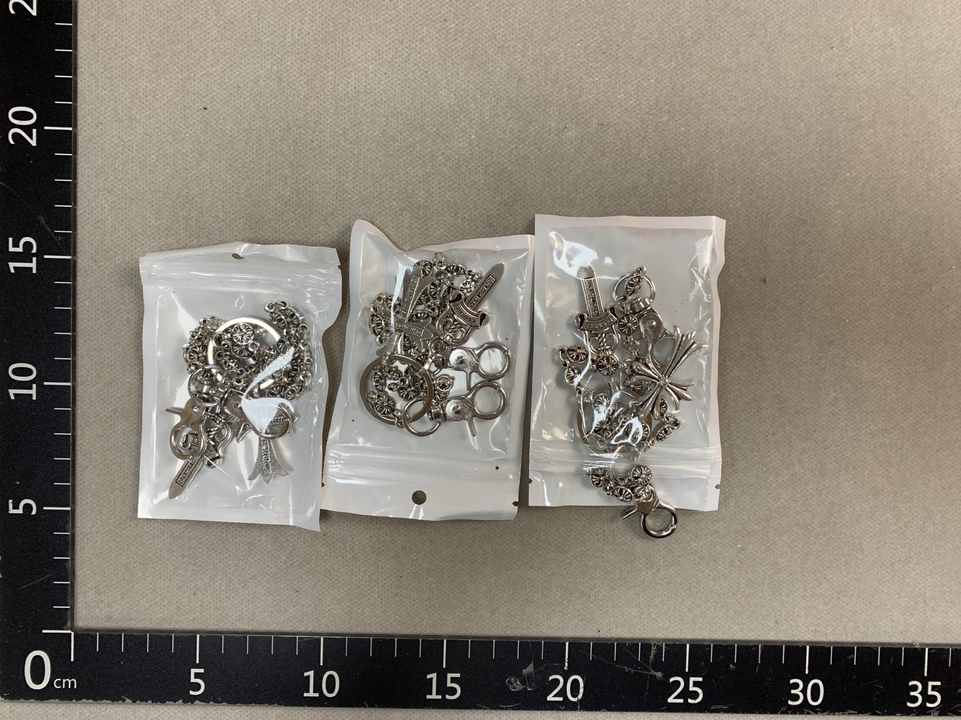 Crodor element trouser chain bag hanging chain sword ball cross waist chain lobster clasp pendant jeans chain 2