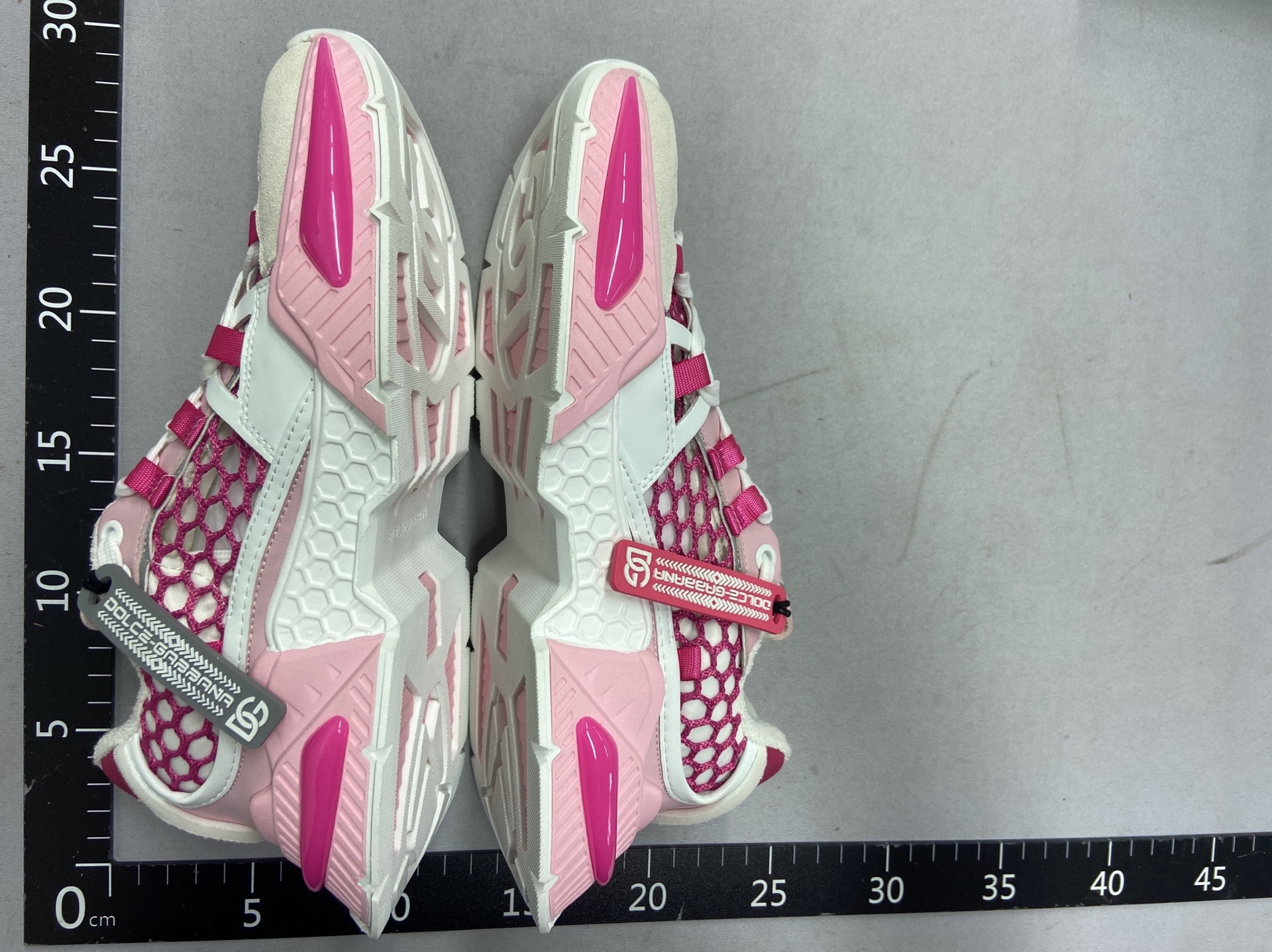 Ready-to-ship, original design, color-blocked chunky platform white sneakers. height-increasing, couple’s style, mesh upper, athletic, casual, breathable, dad shoes for men 3
