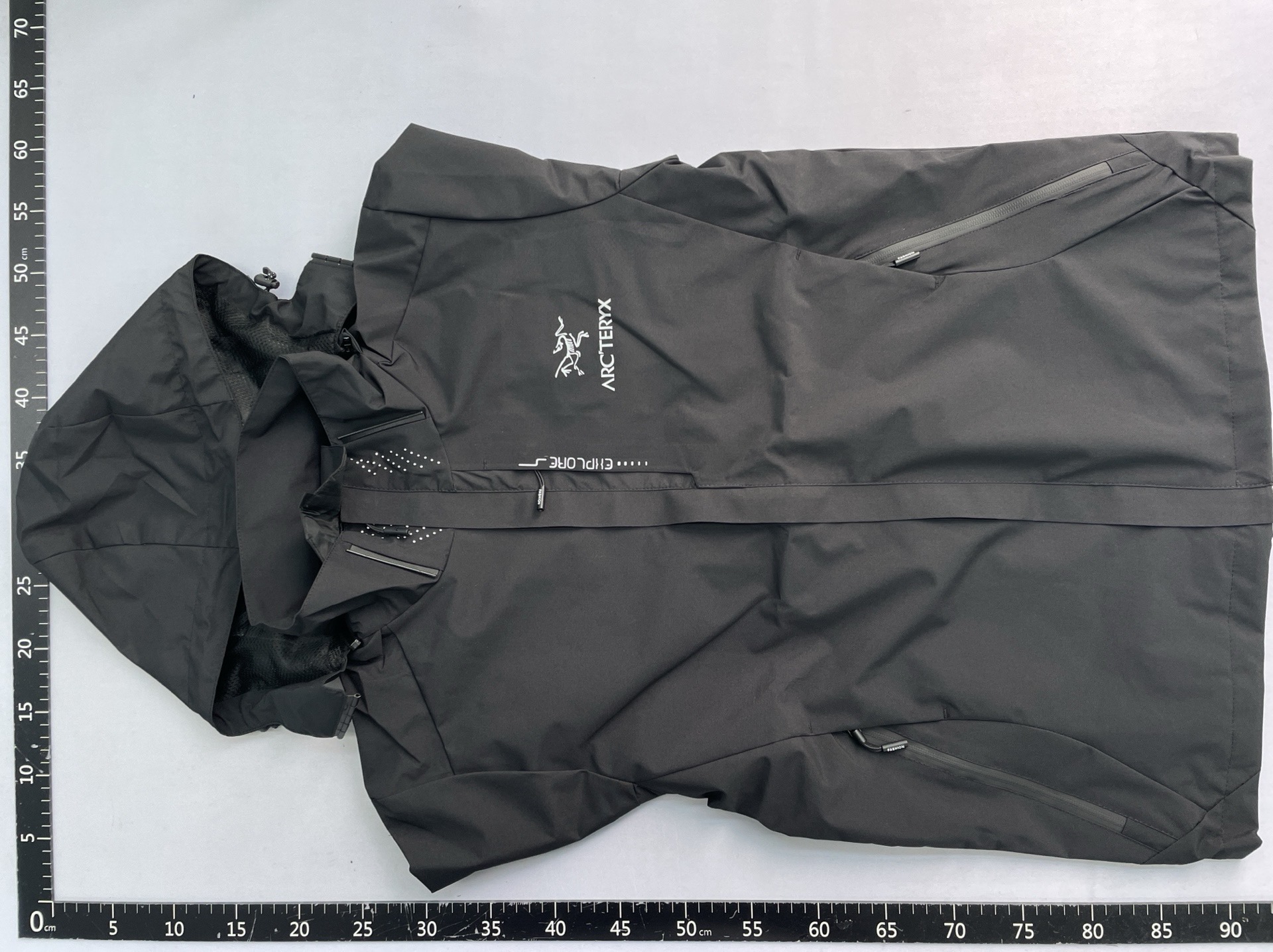 Hot air outdoor jacket seamless taped windproof waterproofpure color sports hooded jacketoutwear 4