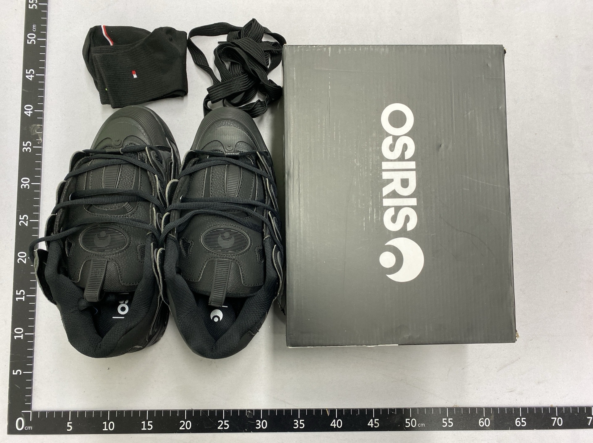 Skateosirisd3 full air cushion shoes thick tongue bread shoes hip hop 3m reflective instock socks shoelaces 6