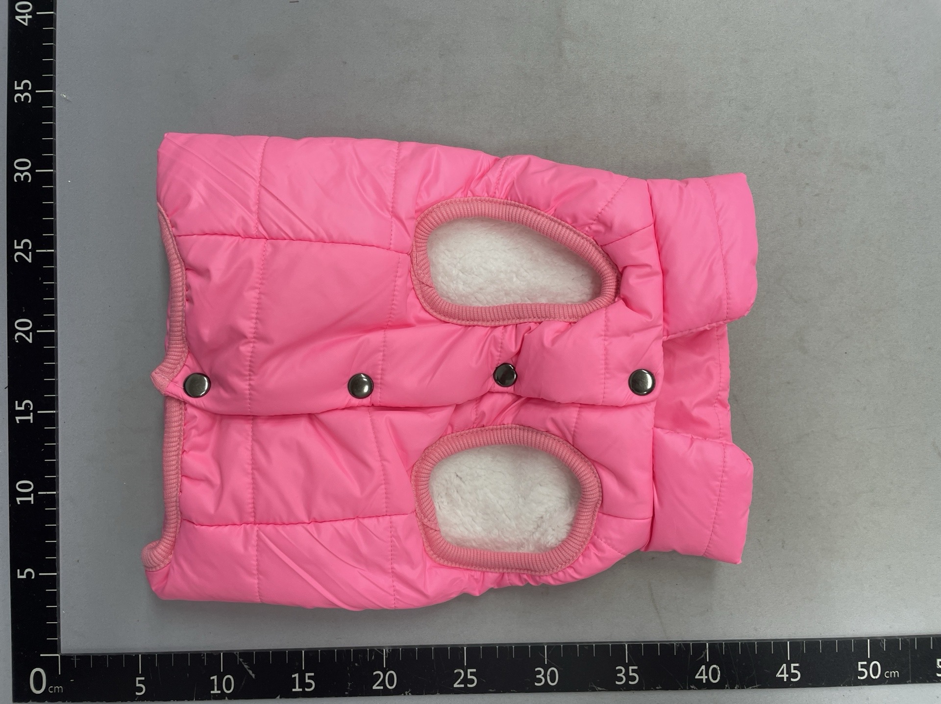 Pet clothes autumn and winternew arrival cotton-padded jacket pure color button vest heattech small and medium-sized dogs golden retriever bichon frize jacket vest 4