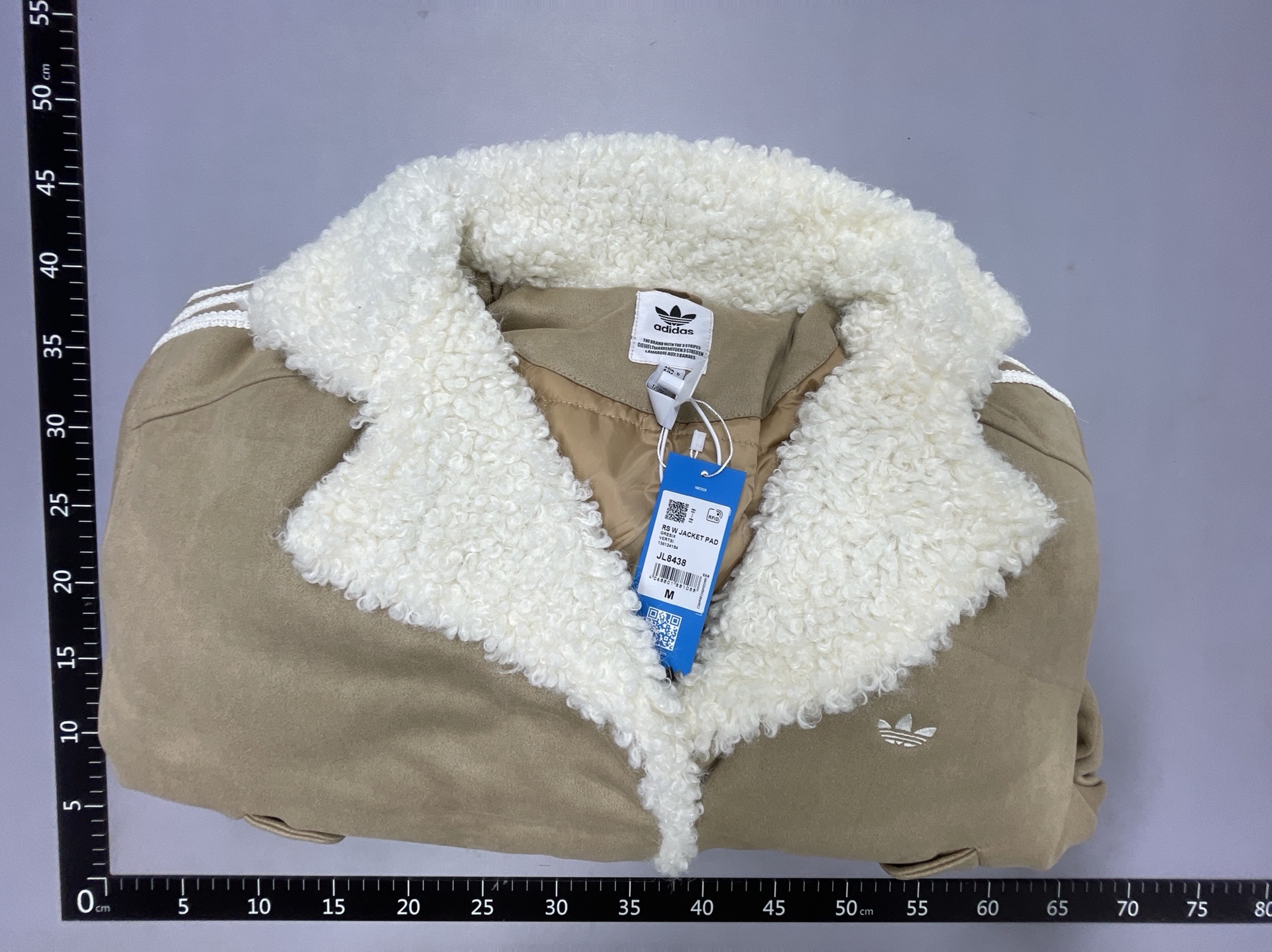 Velvet collar two-color jacket 511180585 5