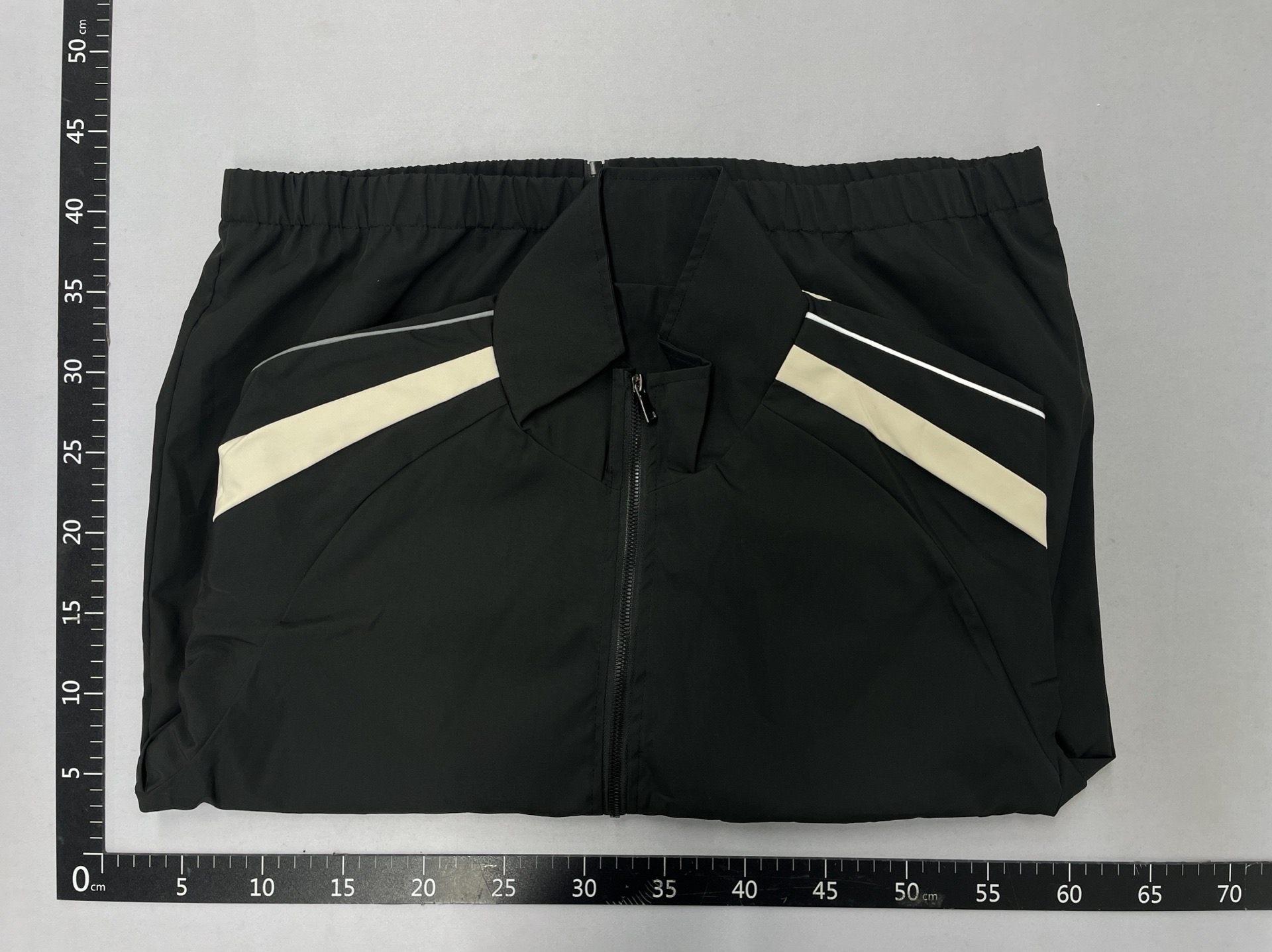 Cross-border men’s spring/autumn stand collar jacket – casual, versatile, loose-fit outerwear with reflective strips and color block design 5