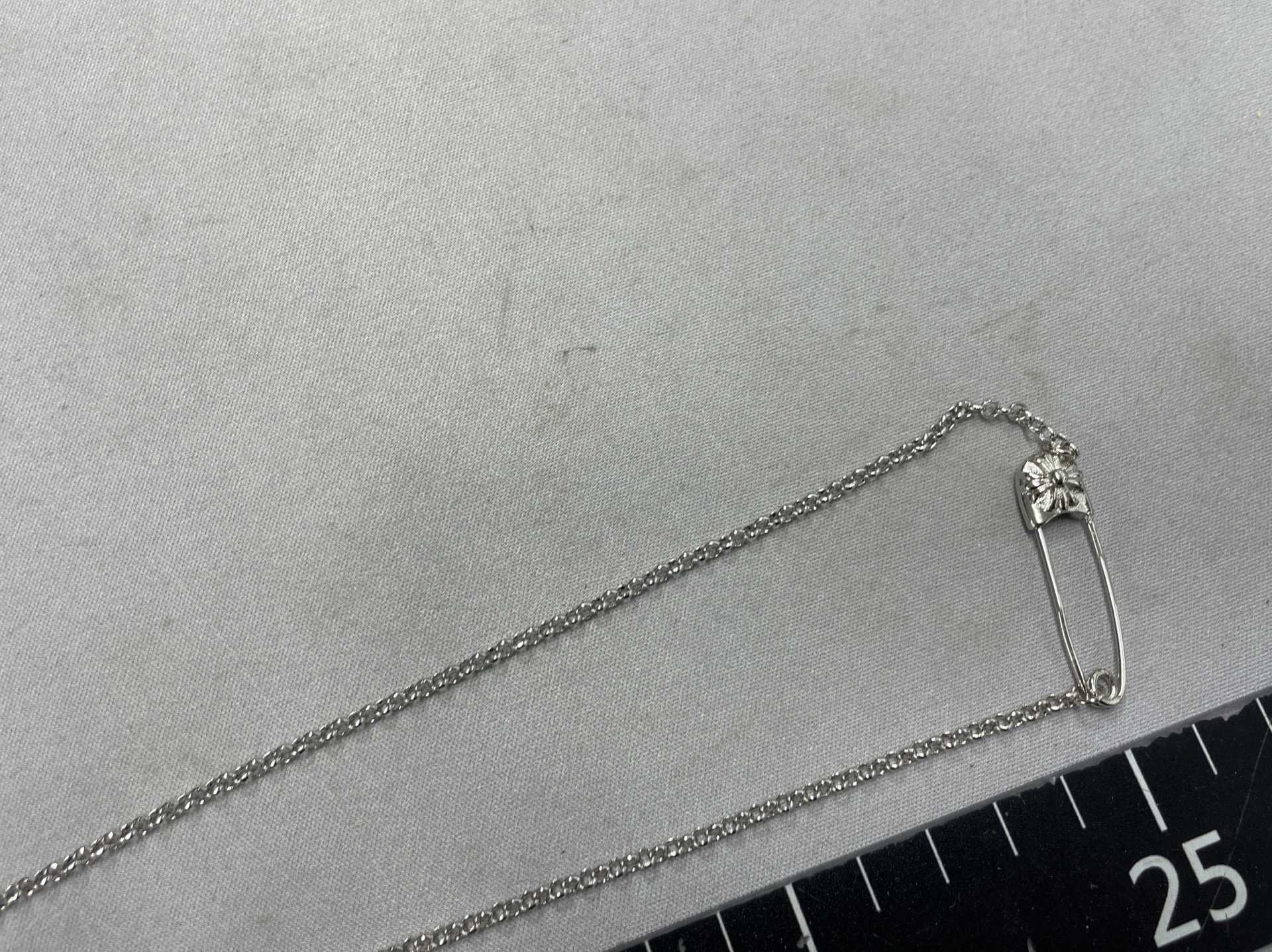 Ch crow heart 925 sterling silver double cross necklace for men and women neutralcouple necklace hand-engraved bamboo chain 2