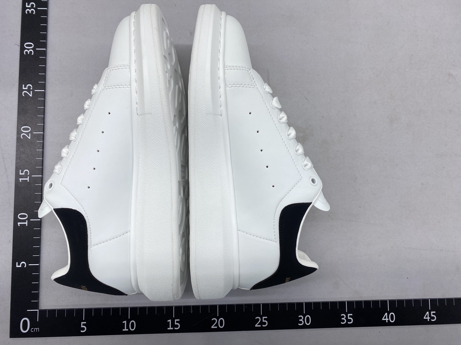 Mckunda white sneakers women’s 2024 spring/summer new collection chunky platform height increasing shoes genuine leather couple’s casual skate shoes 4