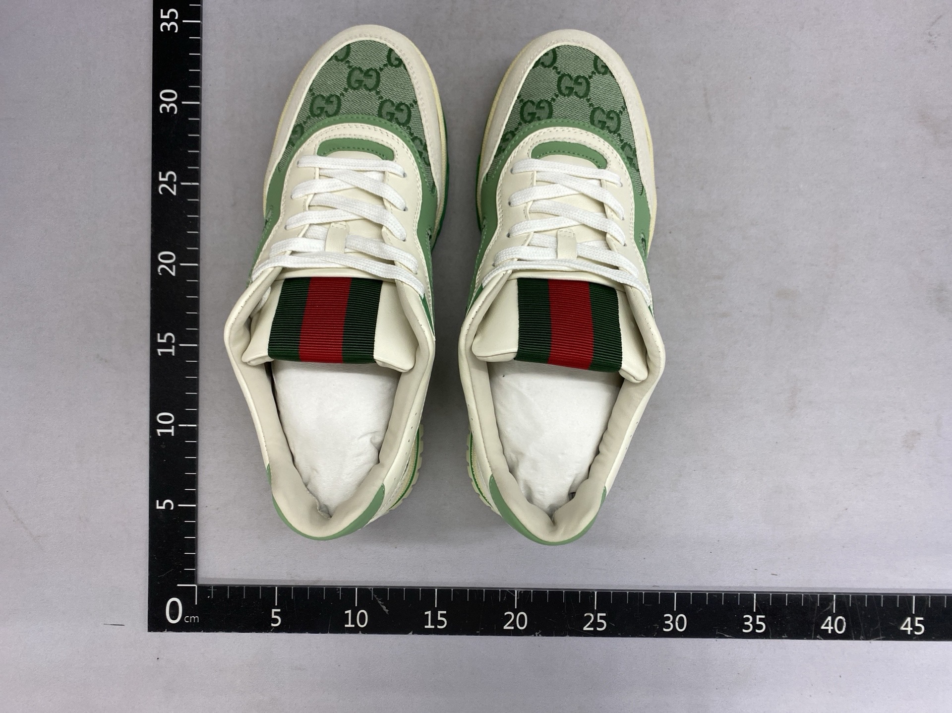 2025 new biscuit shoes genuine leather monogram flat bottom couple retro sports casual trendy color block printed white shoes 6