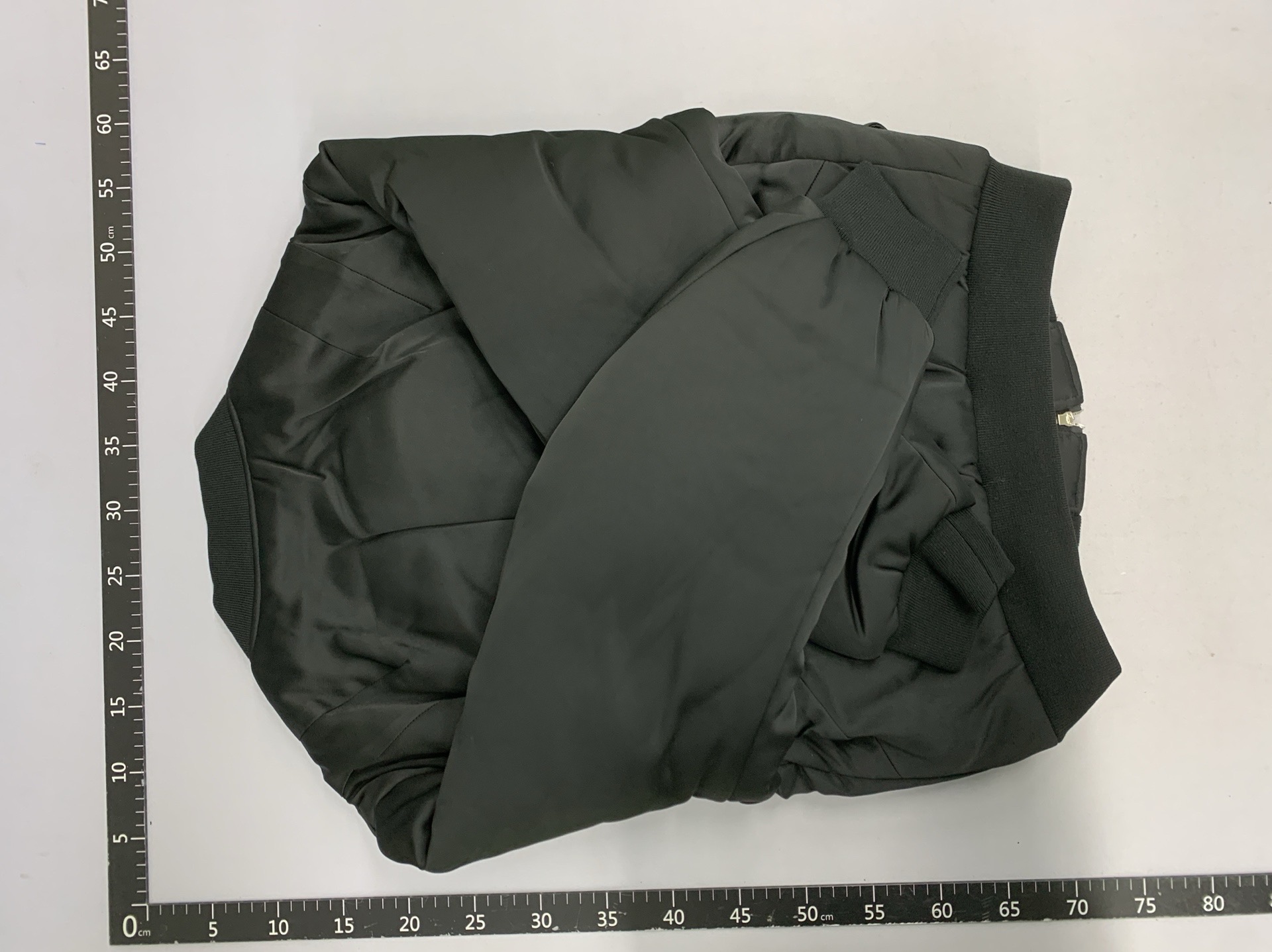 Vujade009-maxsatin pillow heattech flying jacket casualshortloose silhouette zipper outwearken 3