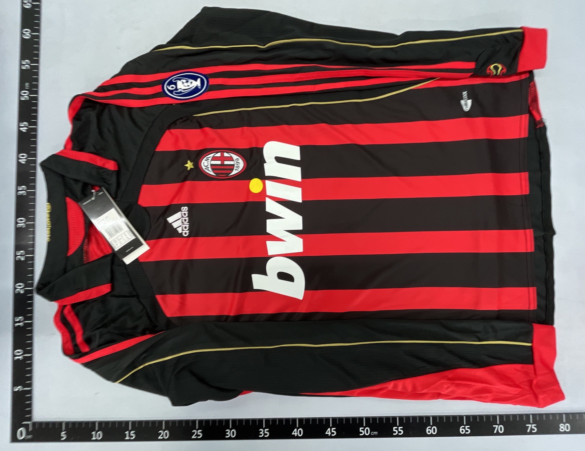 Wholesale 06/07 ac milan champions league edition #22 retro jersey – fan commemorative football shirt – short sleeve – same style as the champions league 4
