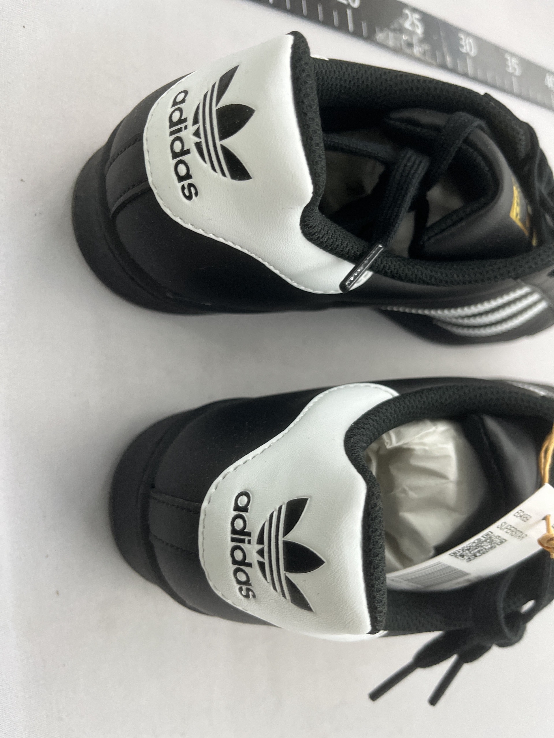 [dt shell toe four-color advantage drop shipping] ad originals superstar classic shell toe casual sneakers black shell and white shell 6