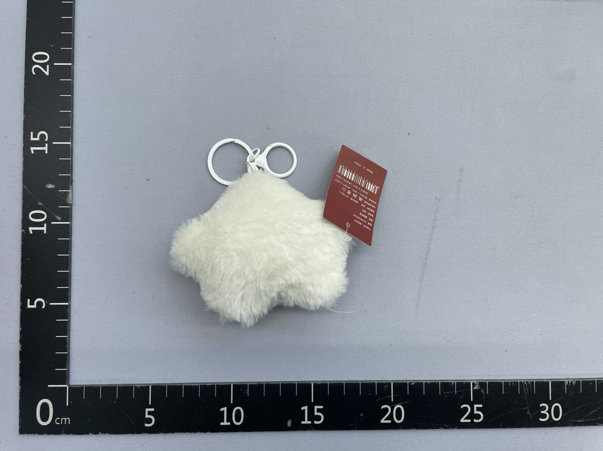 Kevinminler original squeaky bag charm – cute creative backpack plush star keychain accessory 4