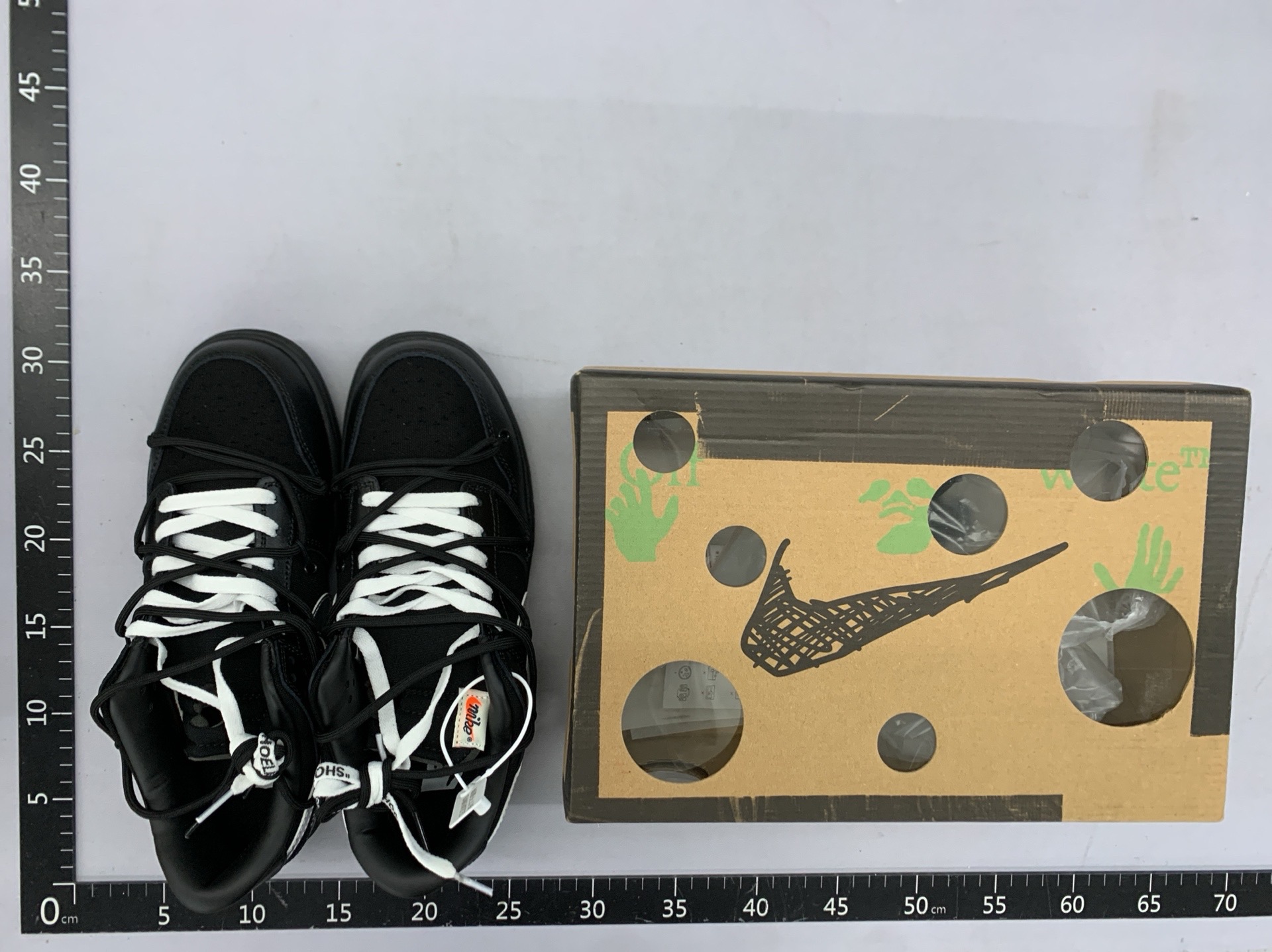 [only sell pure originals] off white x low the 50 ow nike co-branded low-top retro sneakers casual shoes sneakers 7