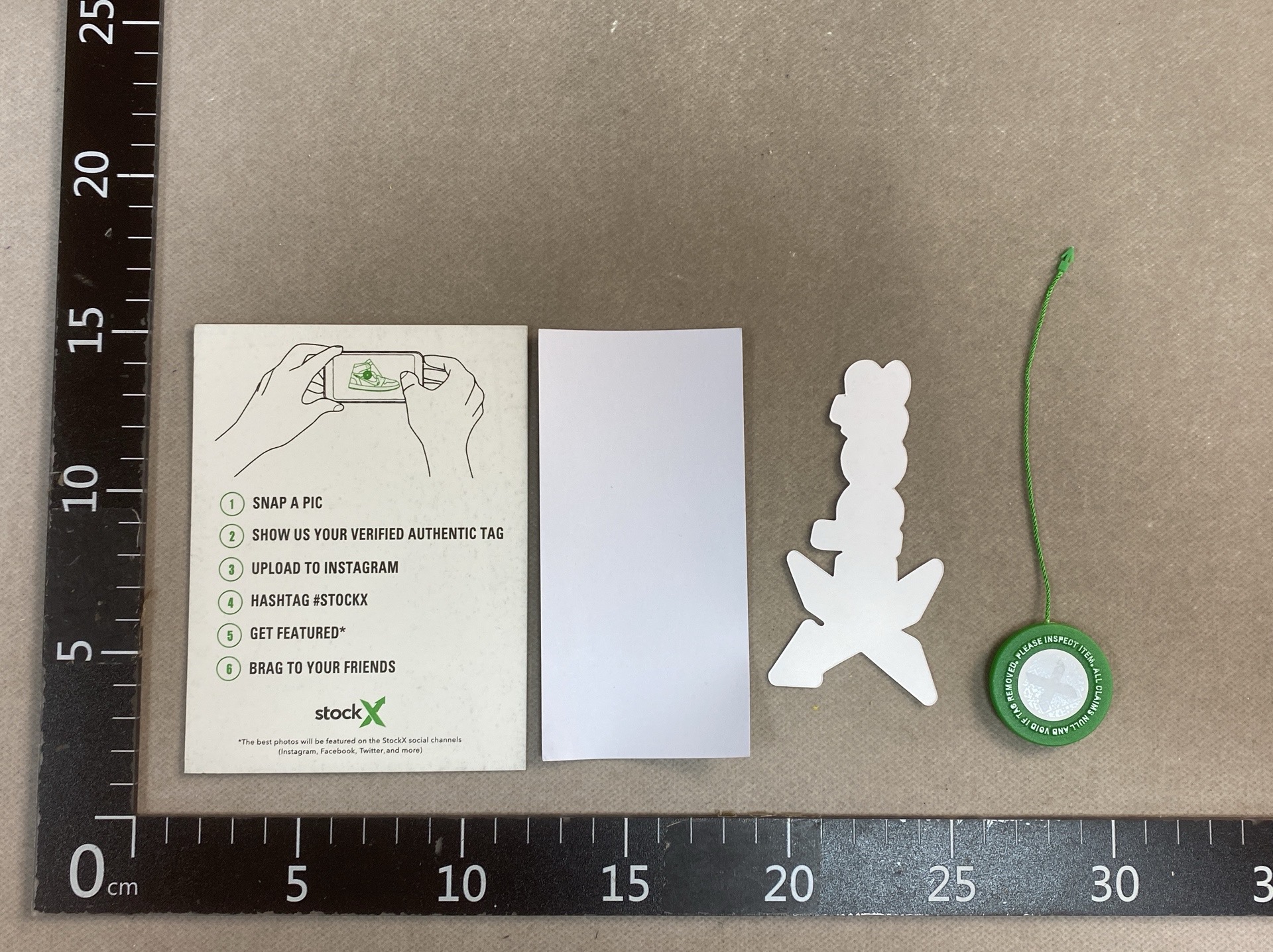 Stockx green brand anti-theft buckle green fork anti-adjustment buckle sports shoes bag clothing tag anti-tamper buckle sticker 4