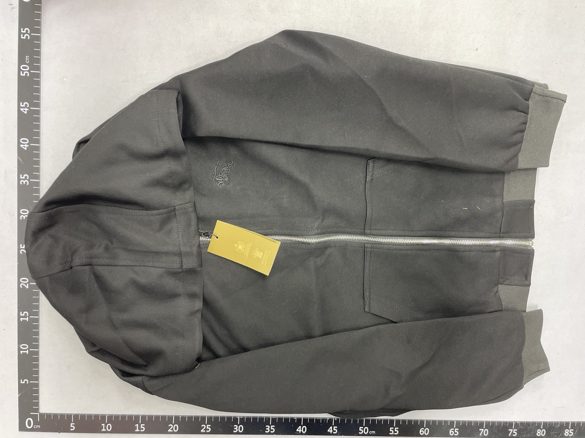 Cross-border european accessible luxury hooded sweatshirtjacket full cardigan zipper embroideroutwearcasualloose men’s and women’s same style 4