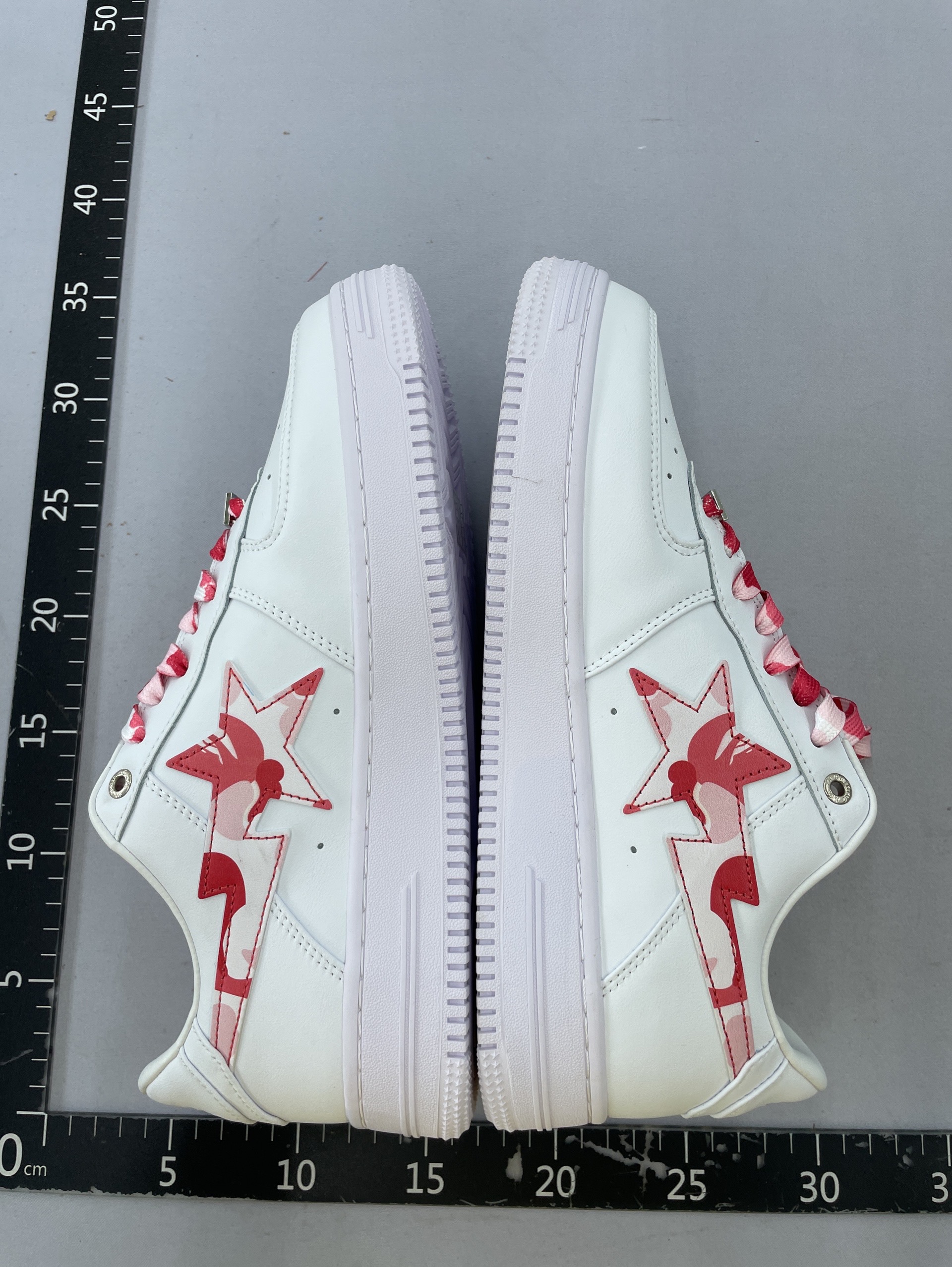 [version c] link1 bape sta to low ape* head classic patent leather low-top sports casual sneakers full set of original cardboard last development 3