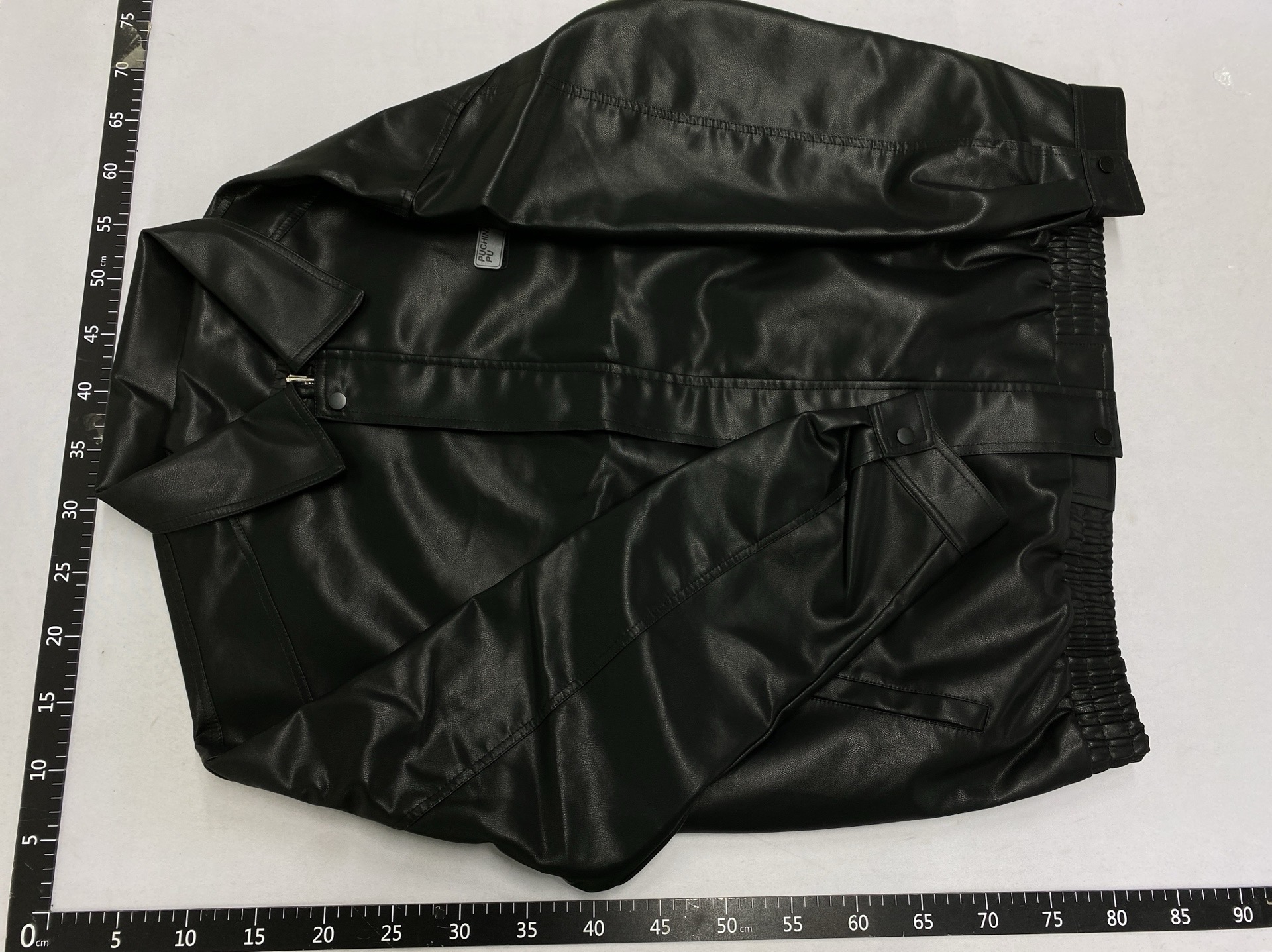 Price controlled at ¥168. l-8xl pu leather jacket for men, trendy streetwear style, badass and stylish, american retro turn-down collar motorcycle jacket 4