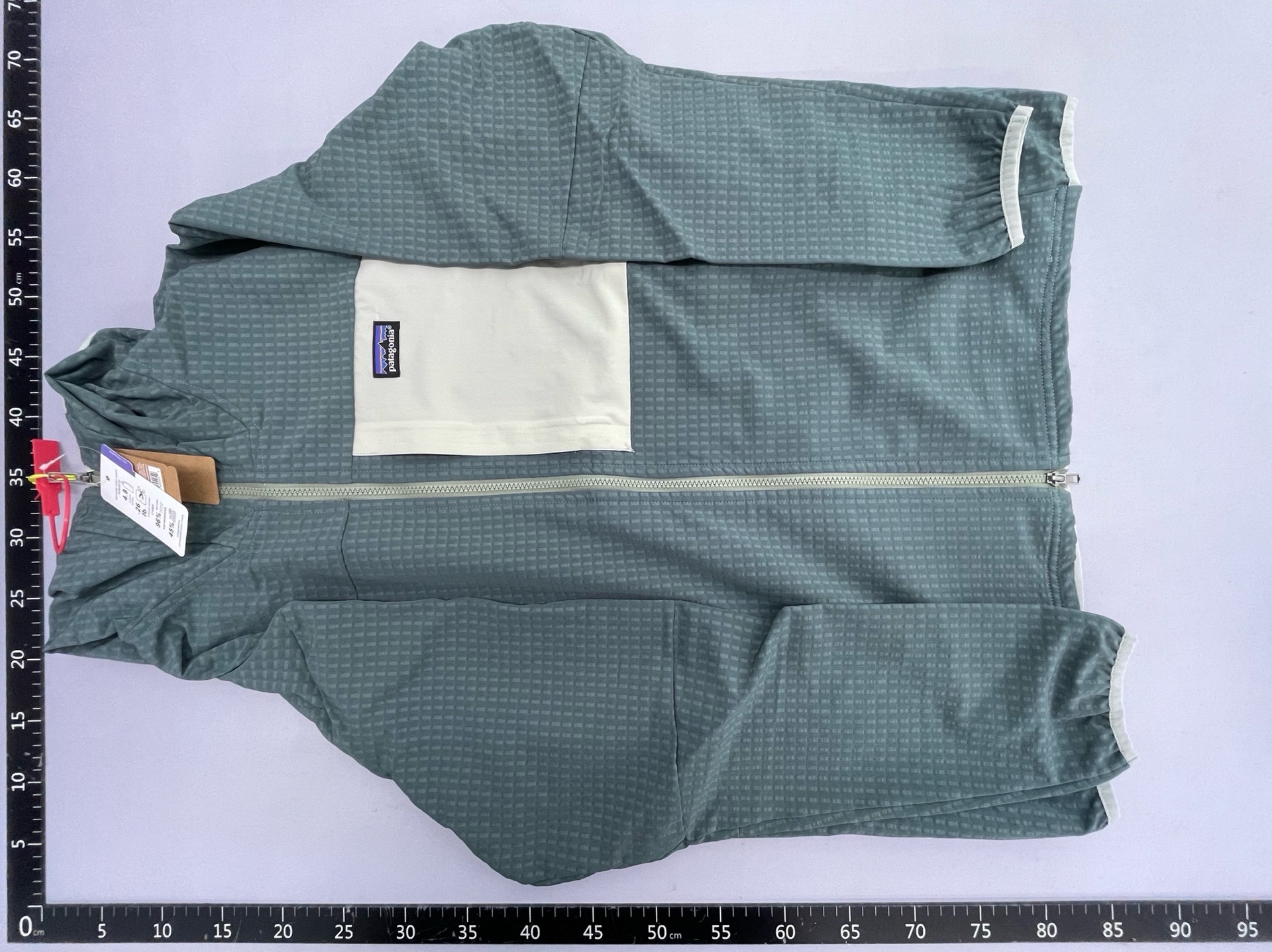 Cross-border foreign trade patag r2 fleece zipper outwear soft shell outdoor lightweight hooded jacket couple contrast color 3