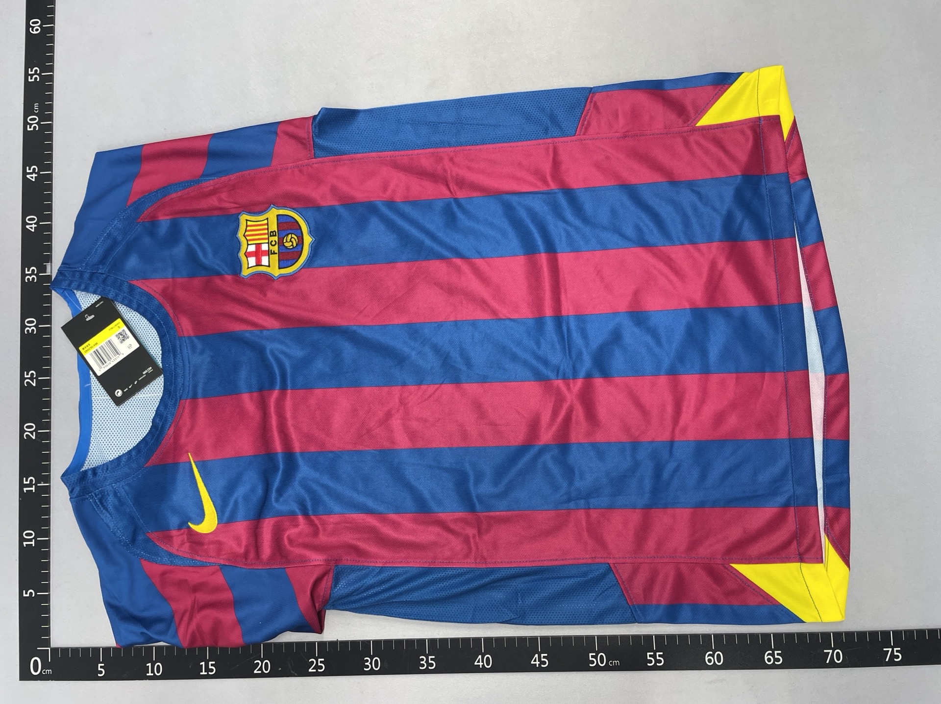Retro barcelona no. 10 messi classic jersey barcelona football jersey 4