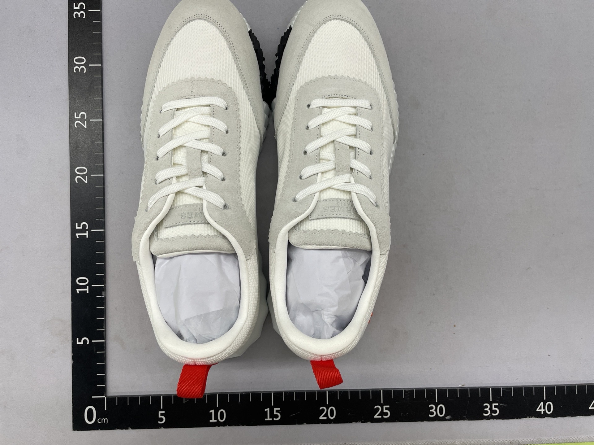 European station 2025 new h-style men’s genuine leather thick-soled shock-absorbing running shoes casual white sneakers athletic shoes 6