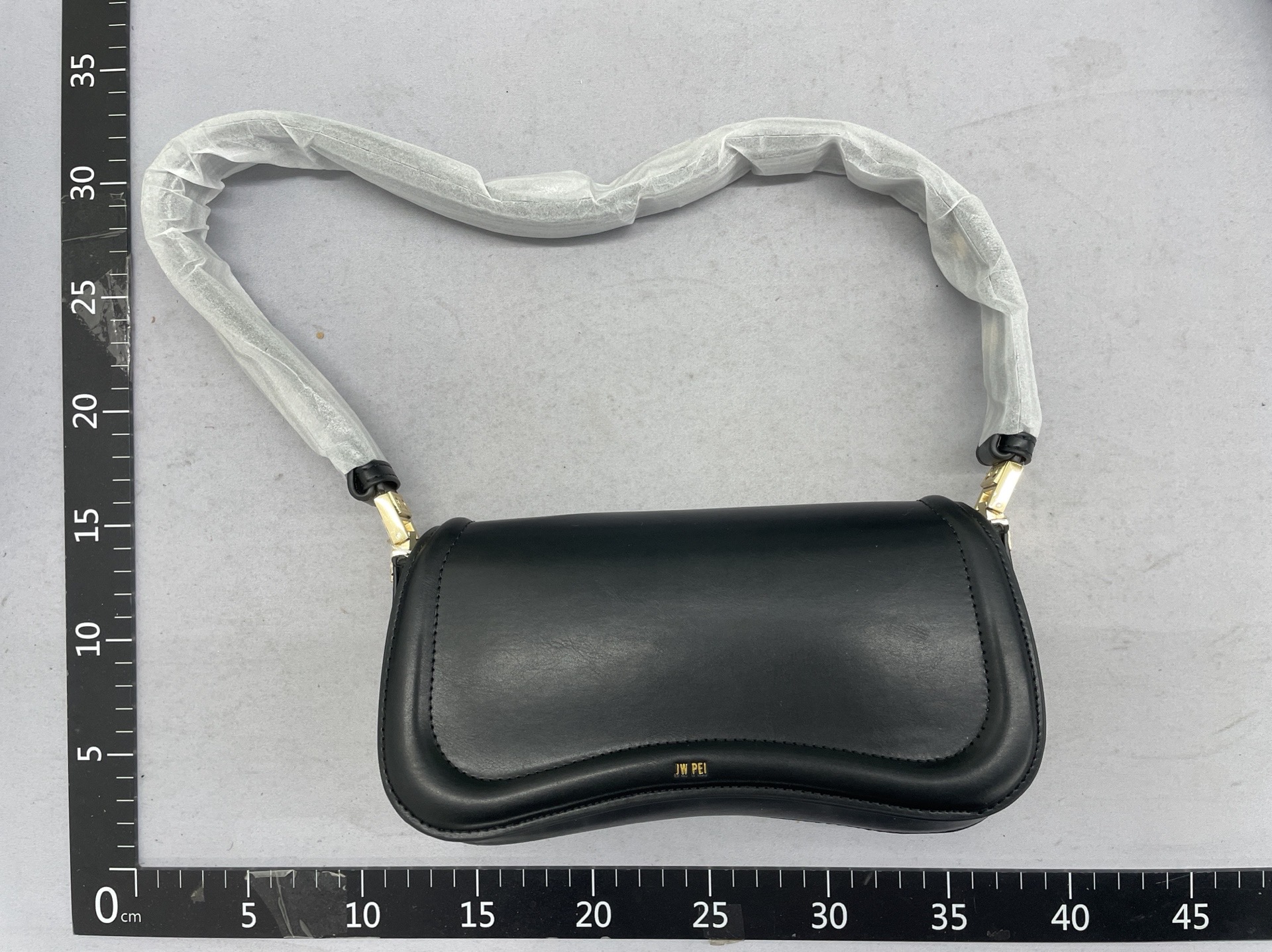 Jw pei pudding bag joy niche style shoulder bag women’s bag black underarm commuter bag 2