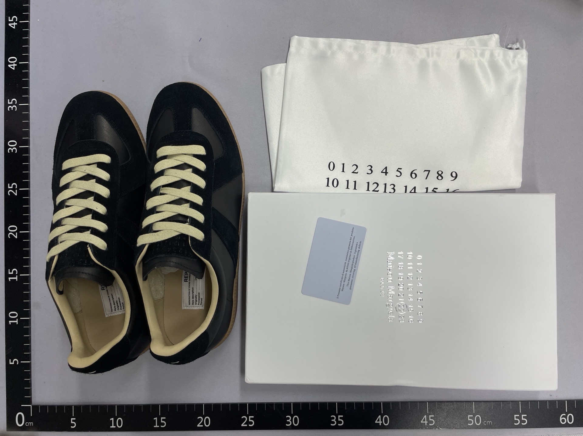 Fashion pure original mm6retro german training shoes casual sneakers white shoesflats cowhide agan shoes cross-border 6