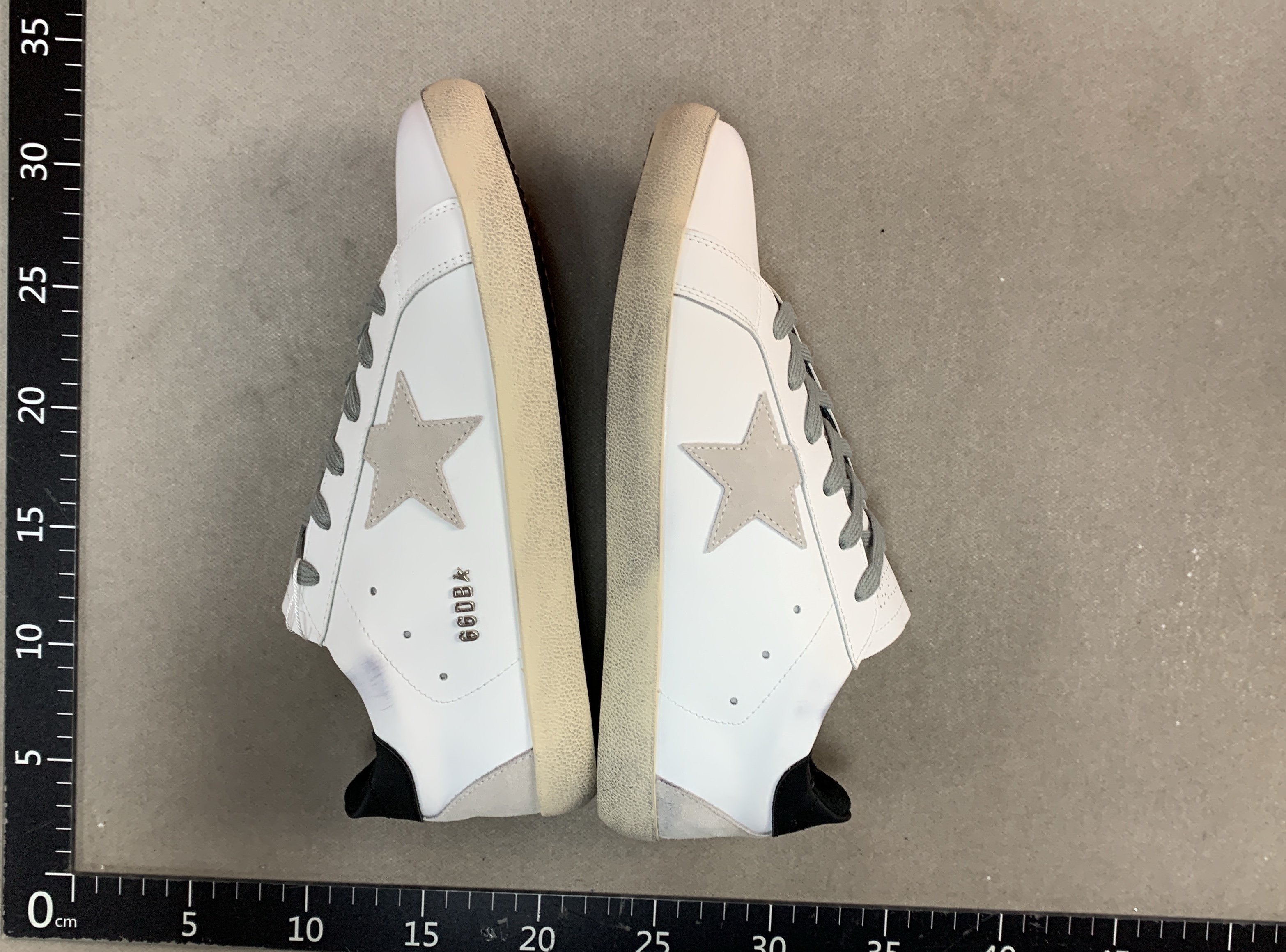 Korean ggd internet celebrity dirty shoes for women, distressed flats sneakers, retrowhite shoes, hidden heel small dirty shoes, genuine leather shoes 4