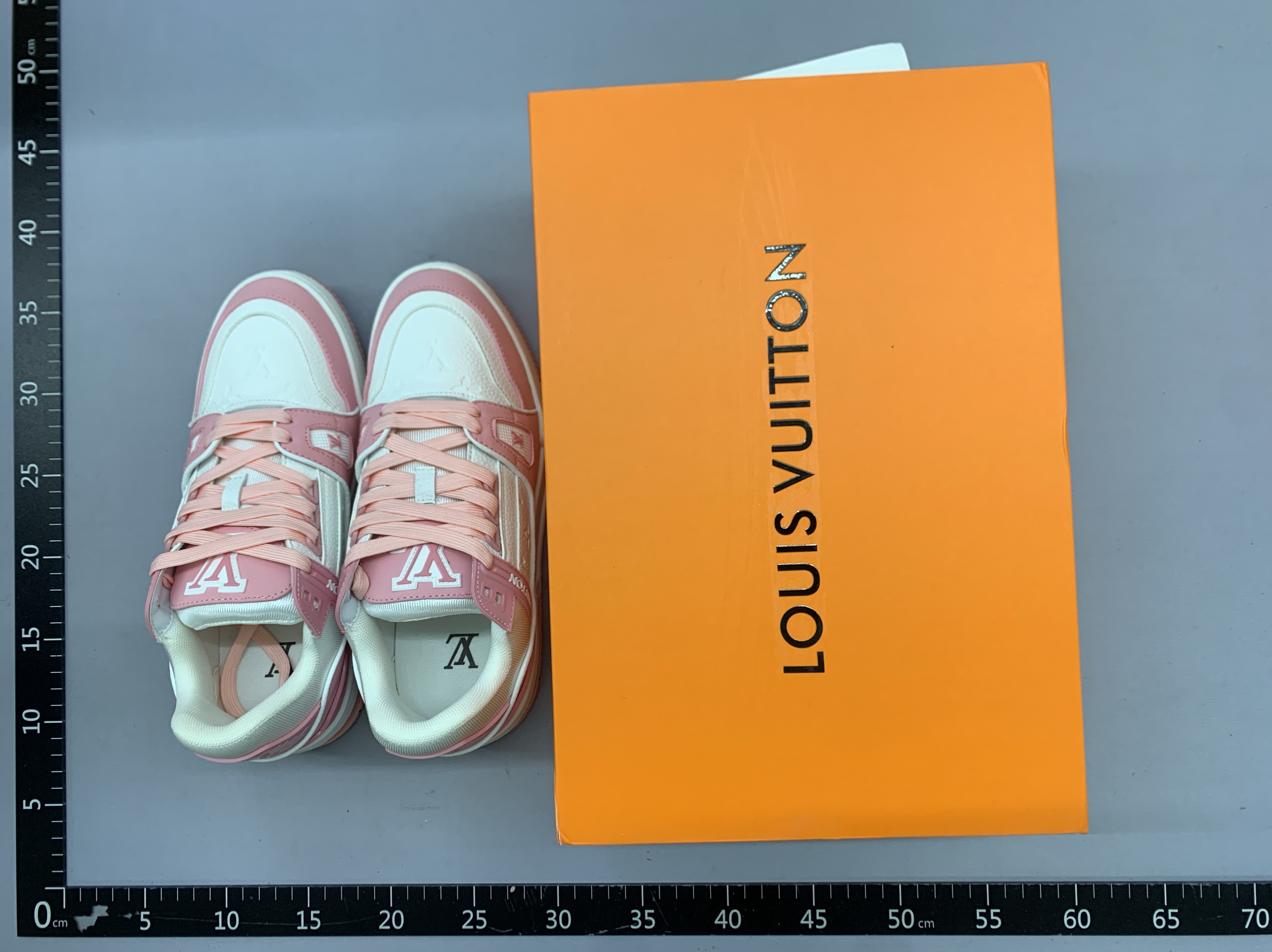 Donkey shoes guangzhou version trainer little fat boy denim printingthick sole sneakers for men and women casualeasiest for match trendy shoes 2