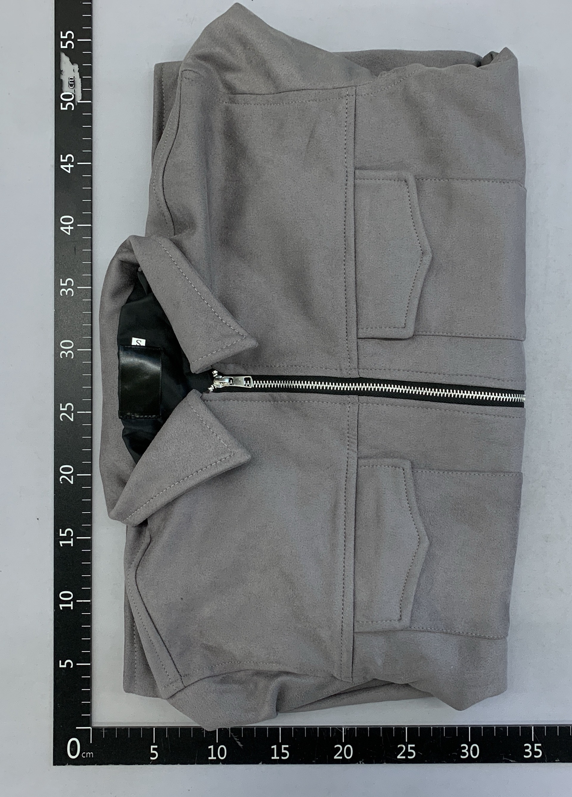 2025 new men’s cross-border jacket: european and american style trendy men’s jacket, suede zip-up jacket with large pockets 5