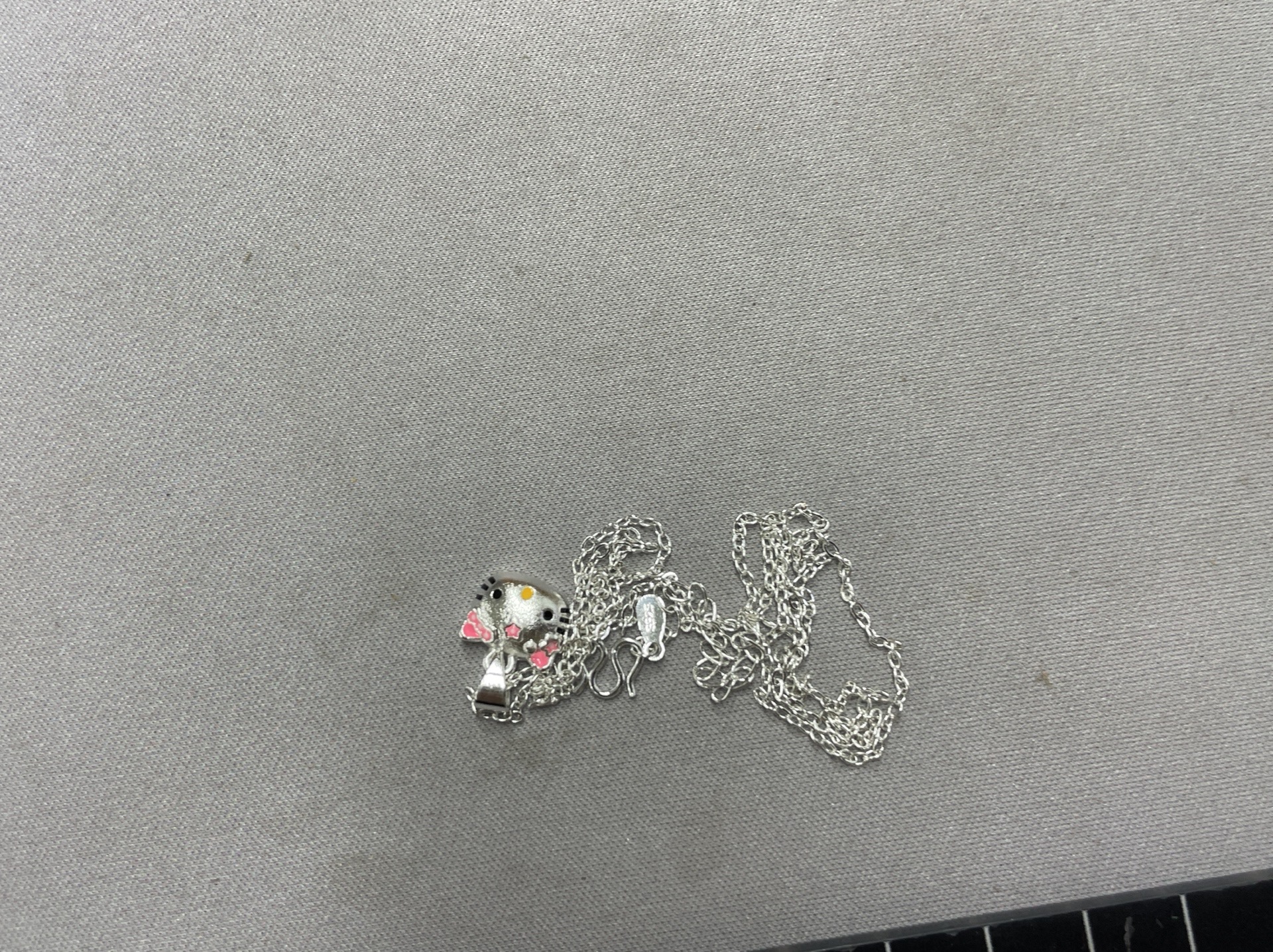 Hello kitty pendant necklace – silver plated, affordable luxury, unique design jewelry – perfect birthday gift for best friends and girlfriends 2