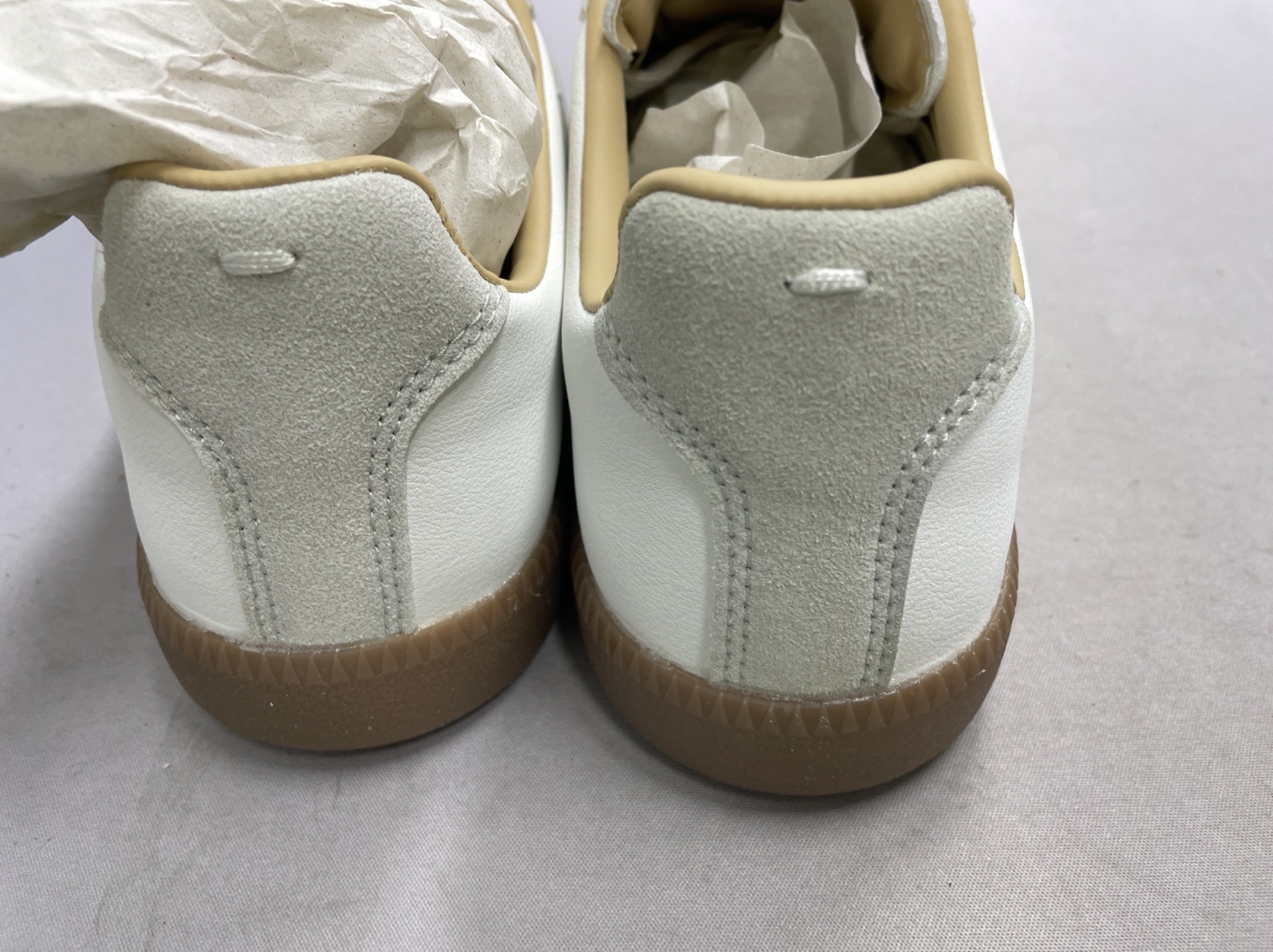 Cowhide shoes for men and women white shoes genuine leather soft leather training sneakers pd 3