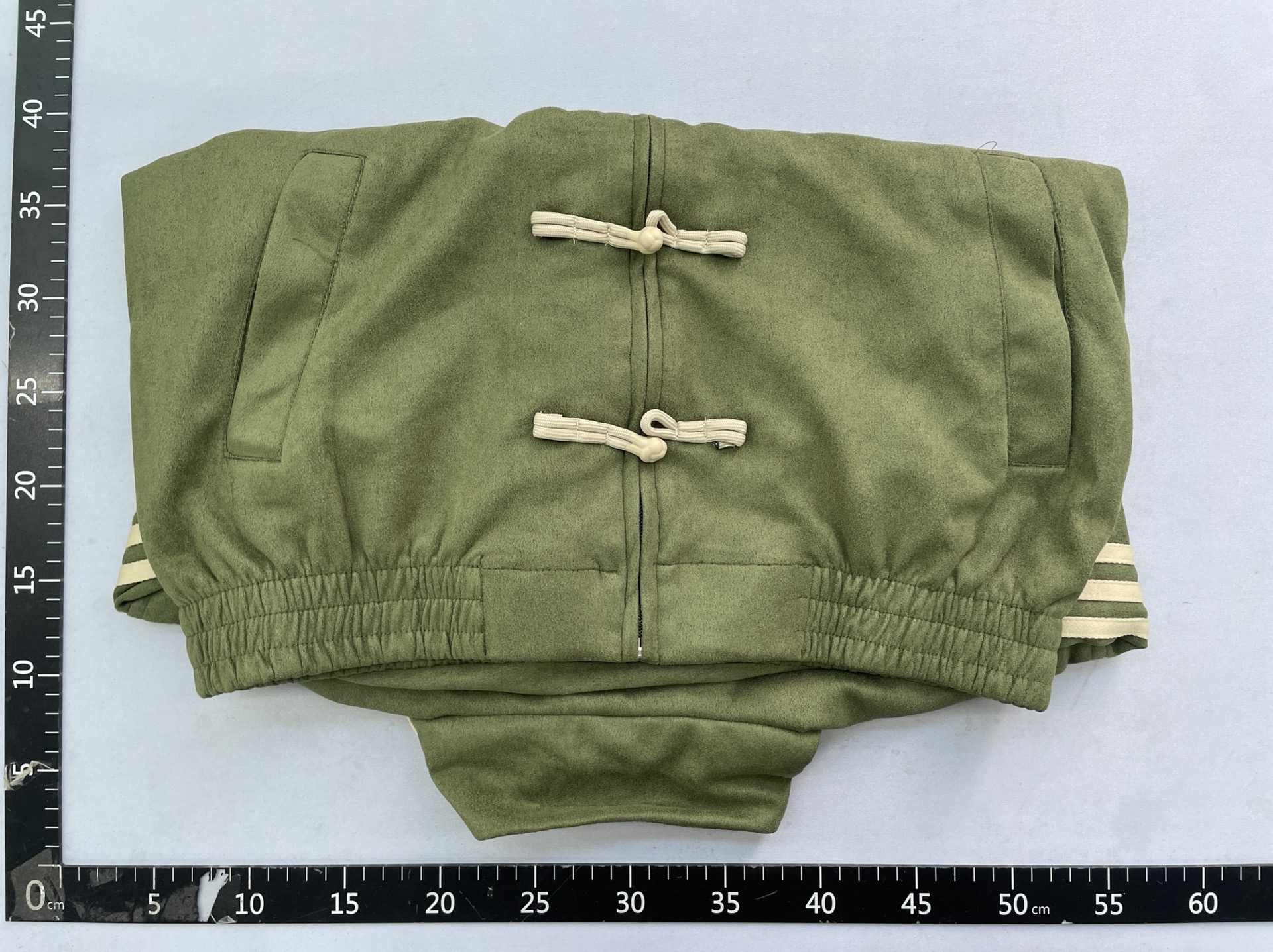 Left embroidered white three-leaf sleeves, three vertical buttons, nine-color jacket suit 77020131 5