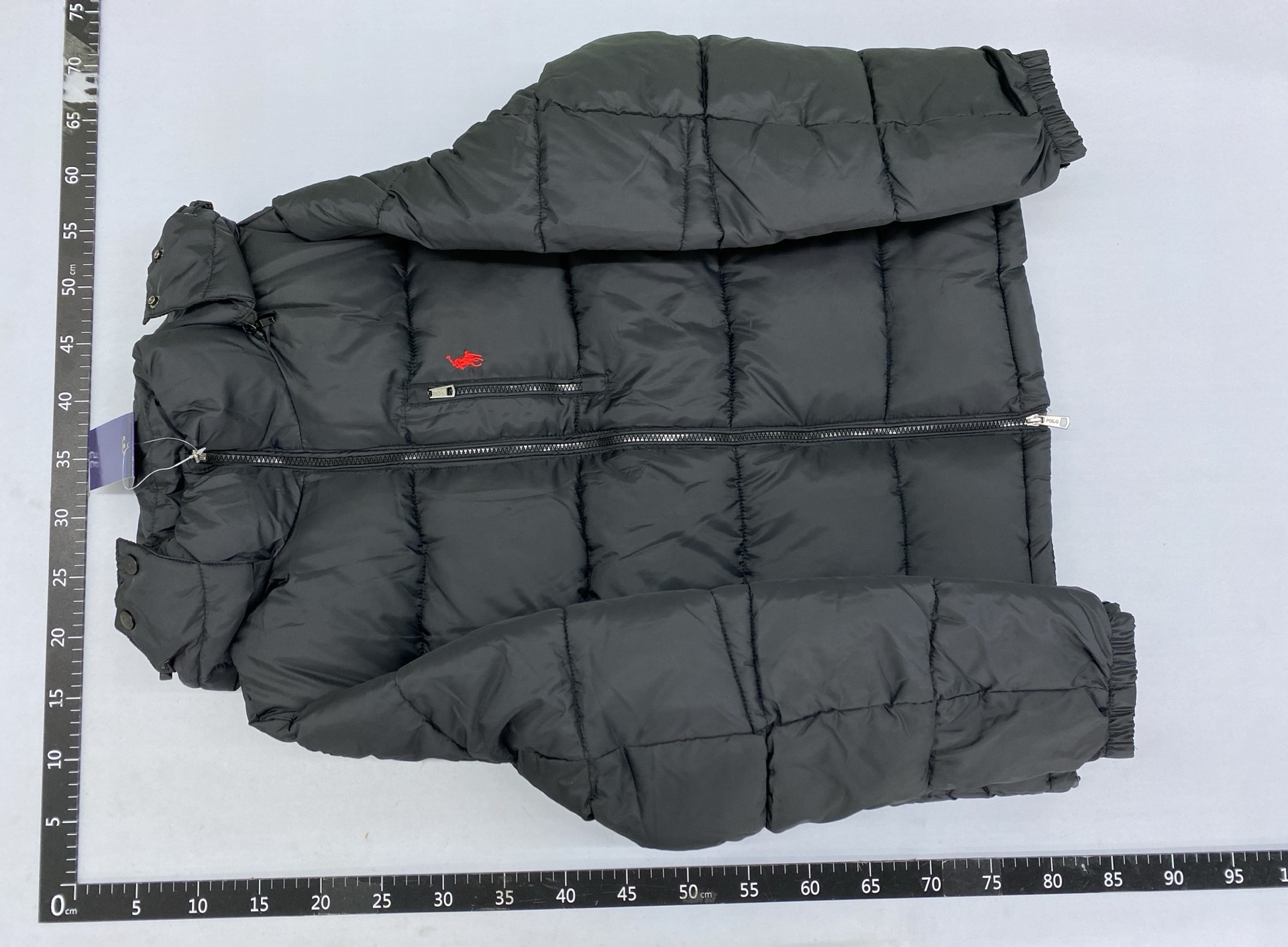 Cross-border correct version of ralph lauren embroider men’s and women’s same style hooded thickened windproof waterproofheattech cotton jacket 4