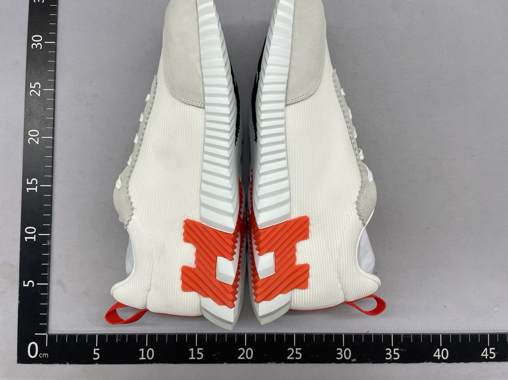 European station 2025 new h-style men’s genuine leather thick-soled shock-absorbing running shoes casual white sneakers athletic shoes 3