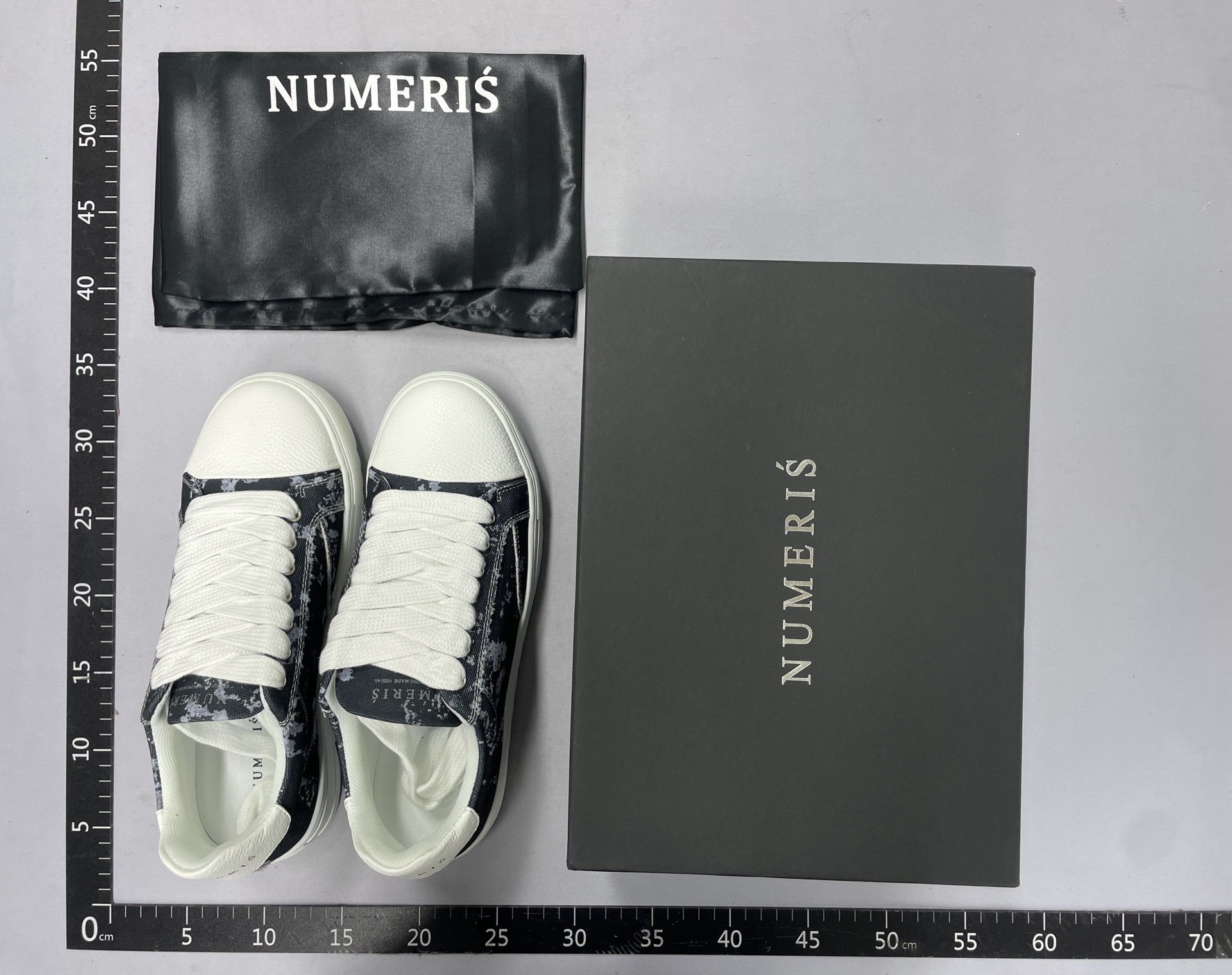 Ready-to-ship numeris shoes: men’s and women’s casual sneakers – distressed denim, chunky sole, bread shoes 6