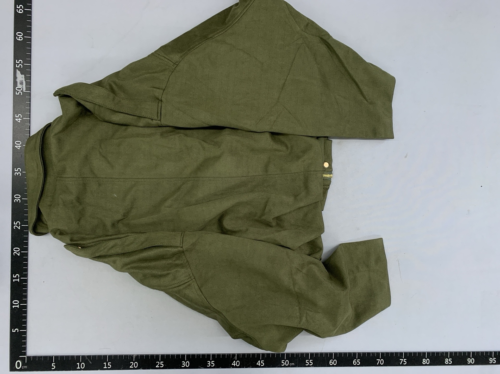 Aliexpress cross-border wholesale: 2025 fashionable european and american style bomber jacket – batwing sleeve zip-up casual top 3